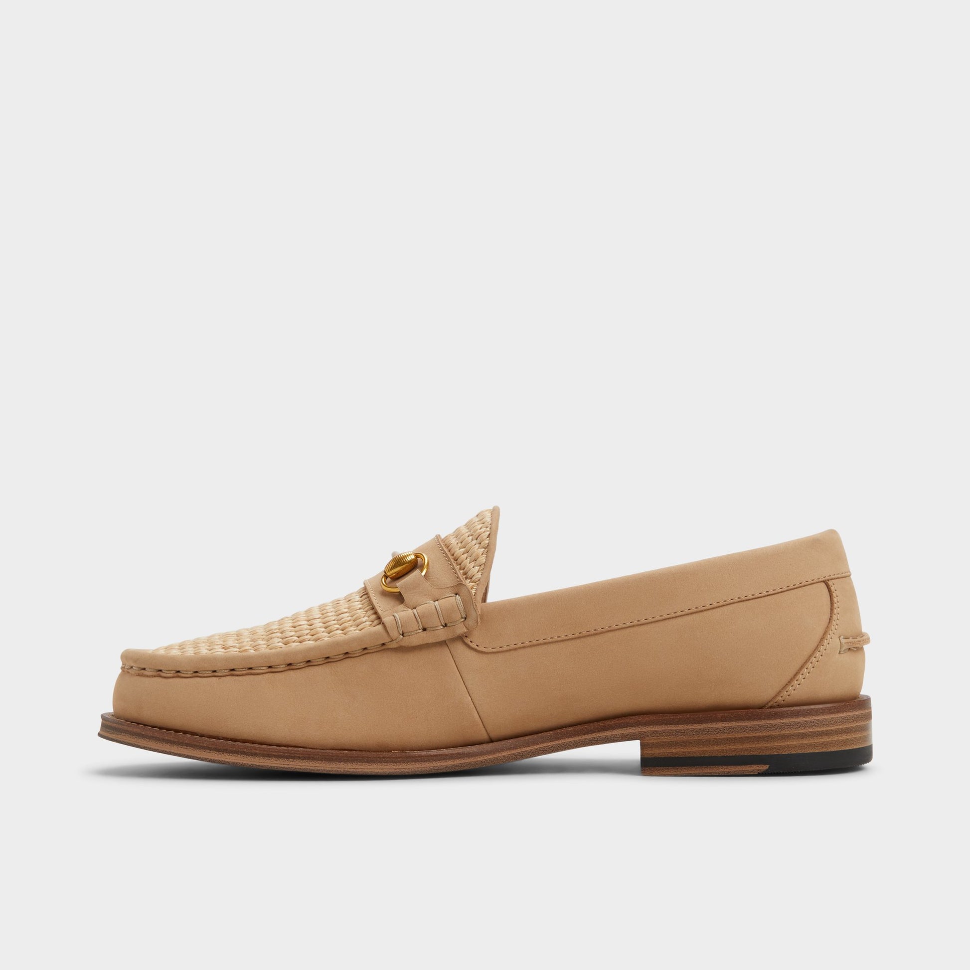 Side view of Light beige Wildwood Loafer