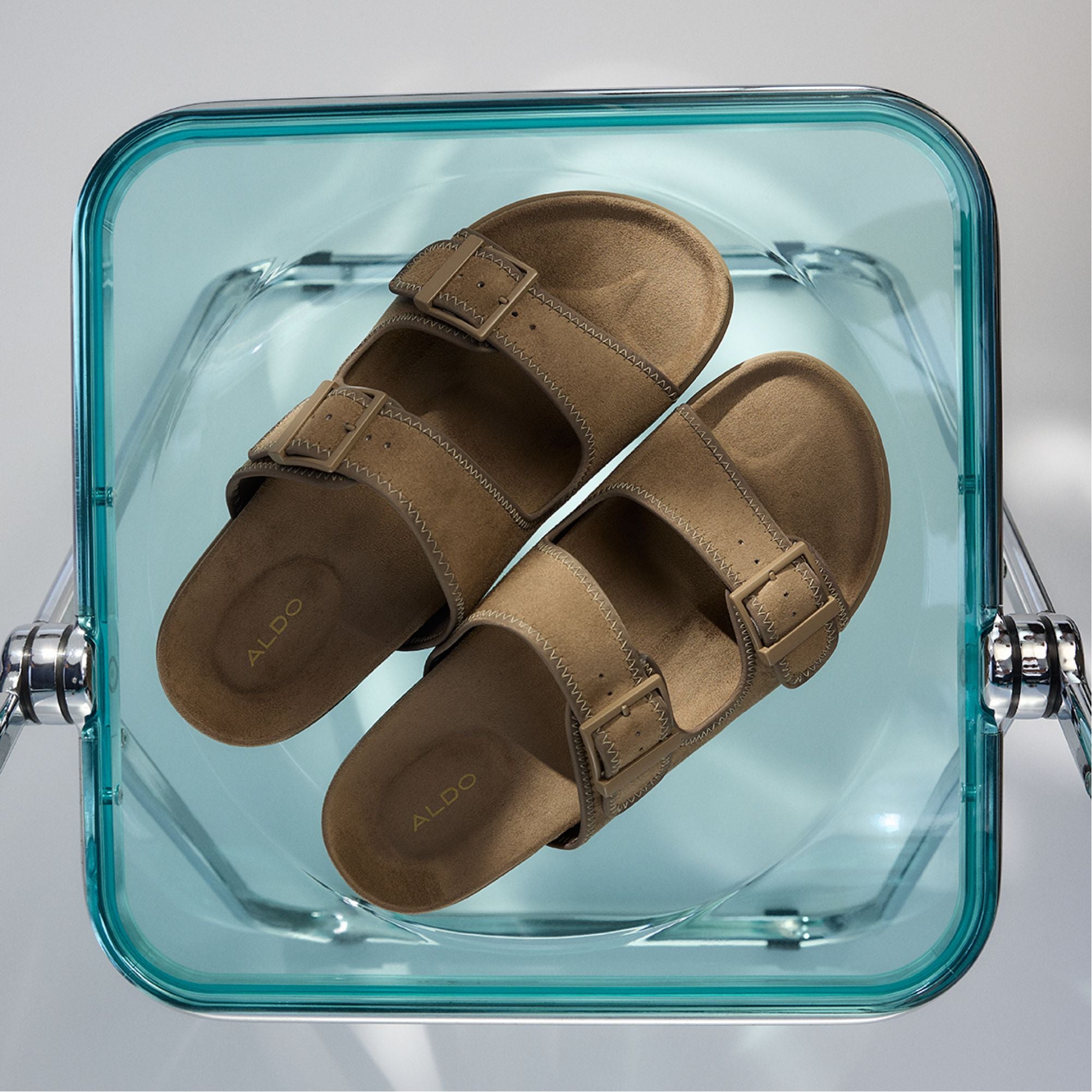 Sunnyside Light Brown Men's Slides – ALDO