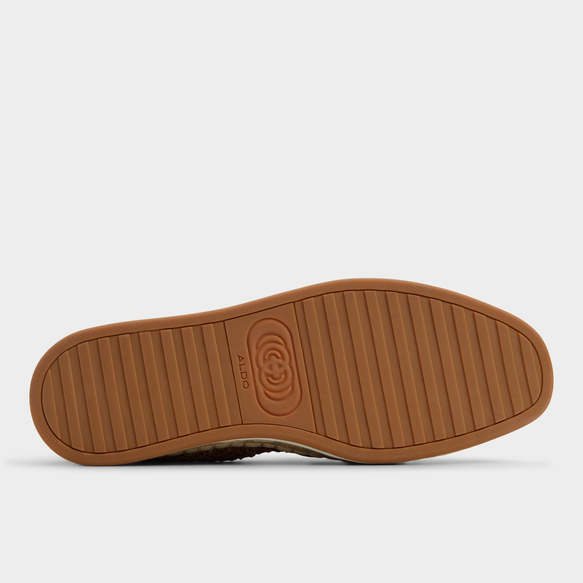 View of Cognac Johnney Espadrille's sole