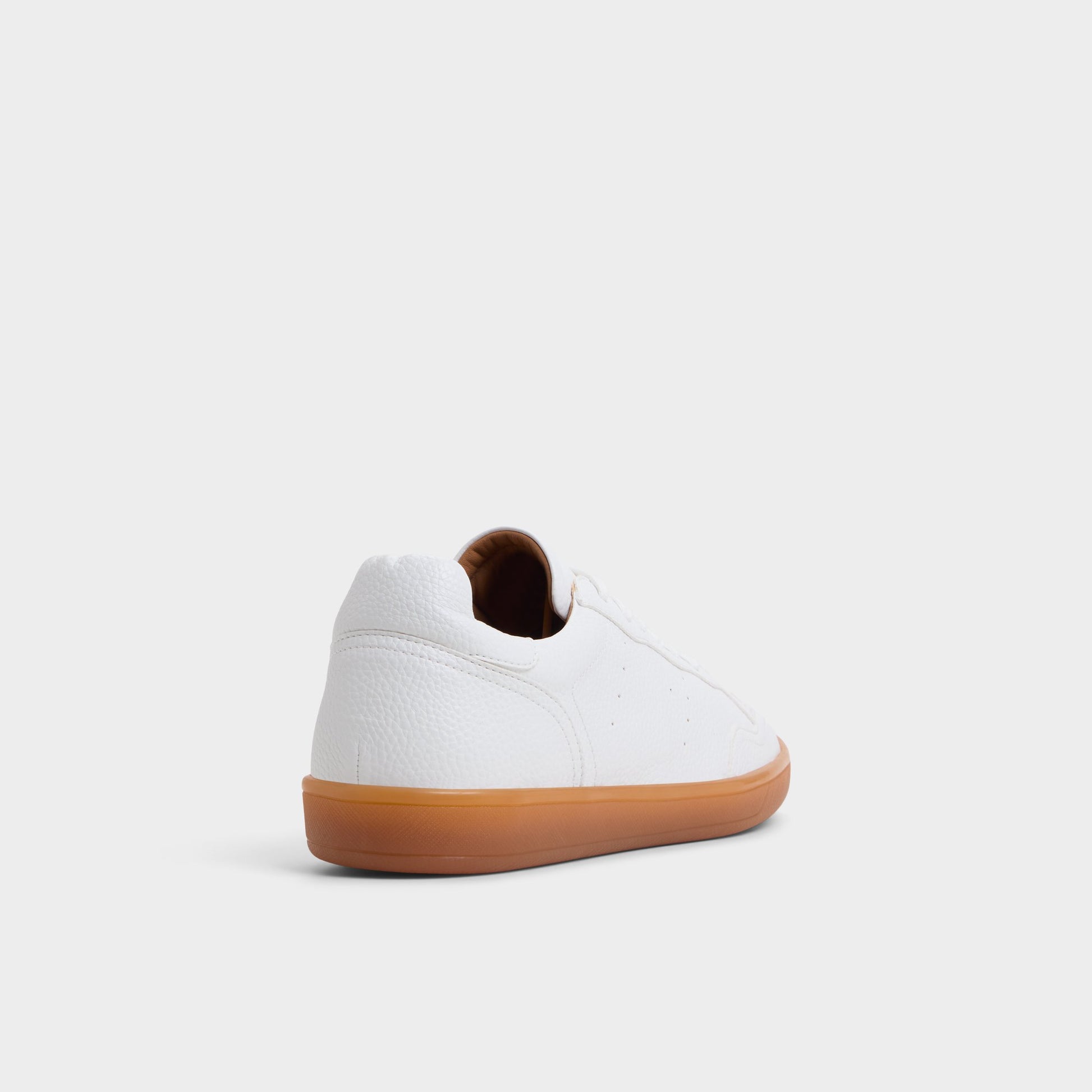 Three-quarter angle of White Wildbrook Low top sneaker's back side