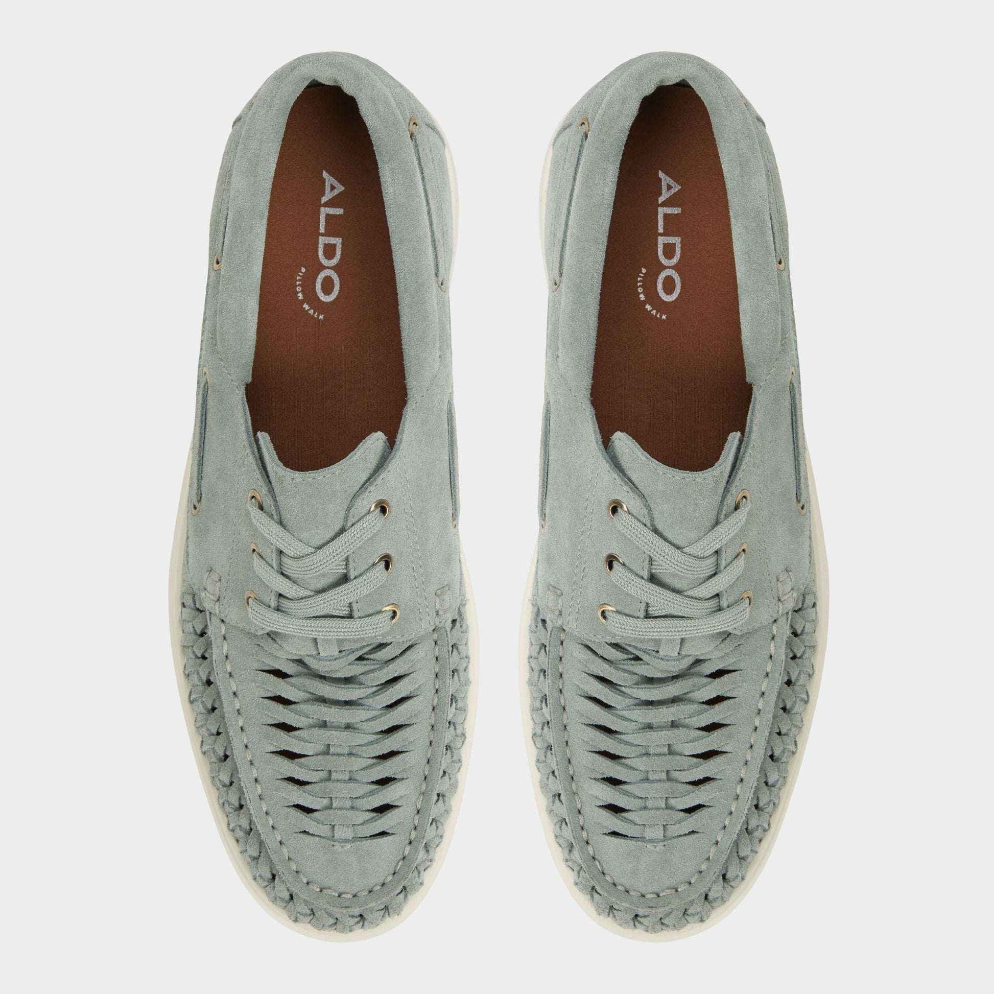 Top-down view of the Sage Mikal Boat shoe