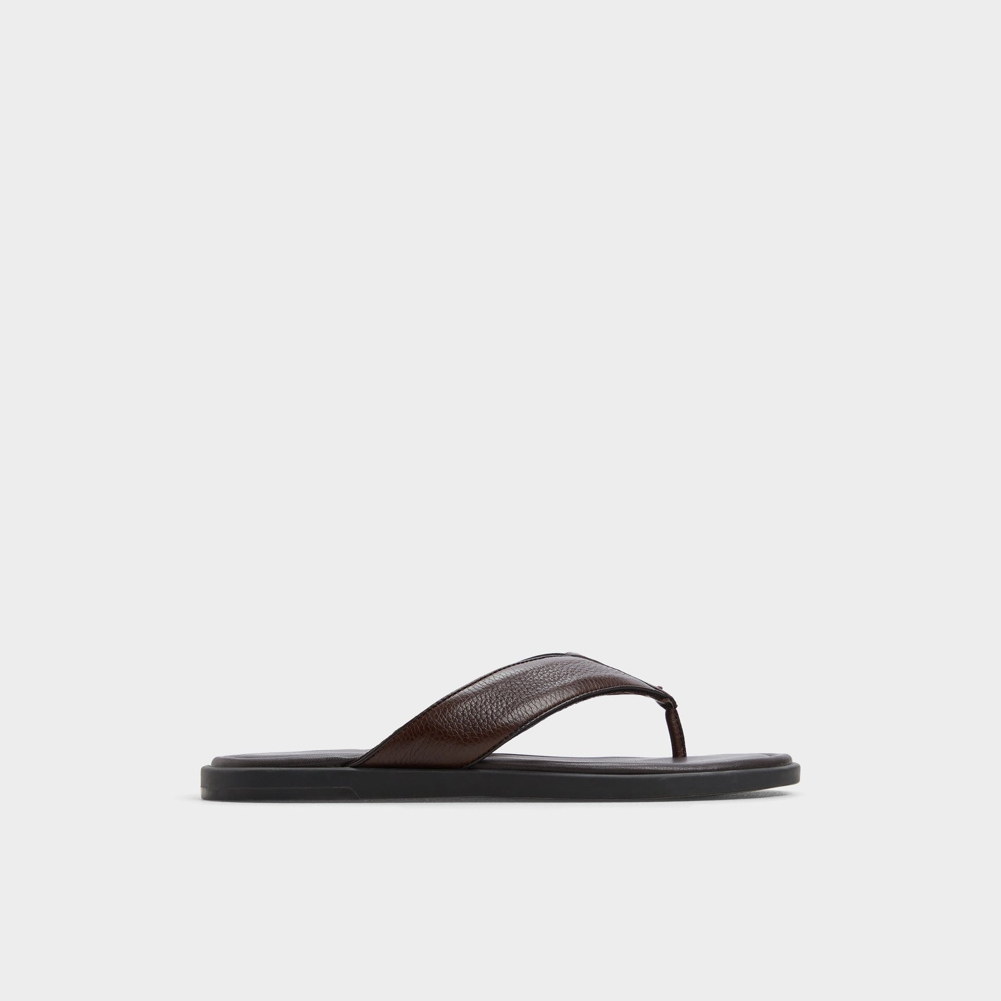 Main View of Dark Brown Tazzo Flip flop for Mens