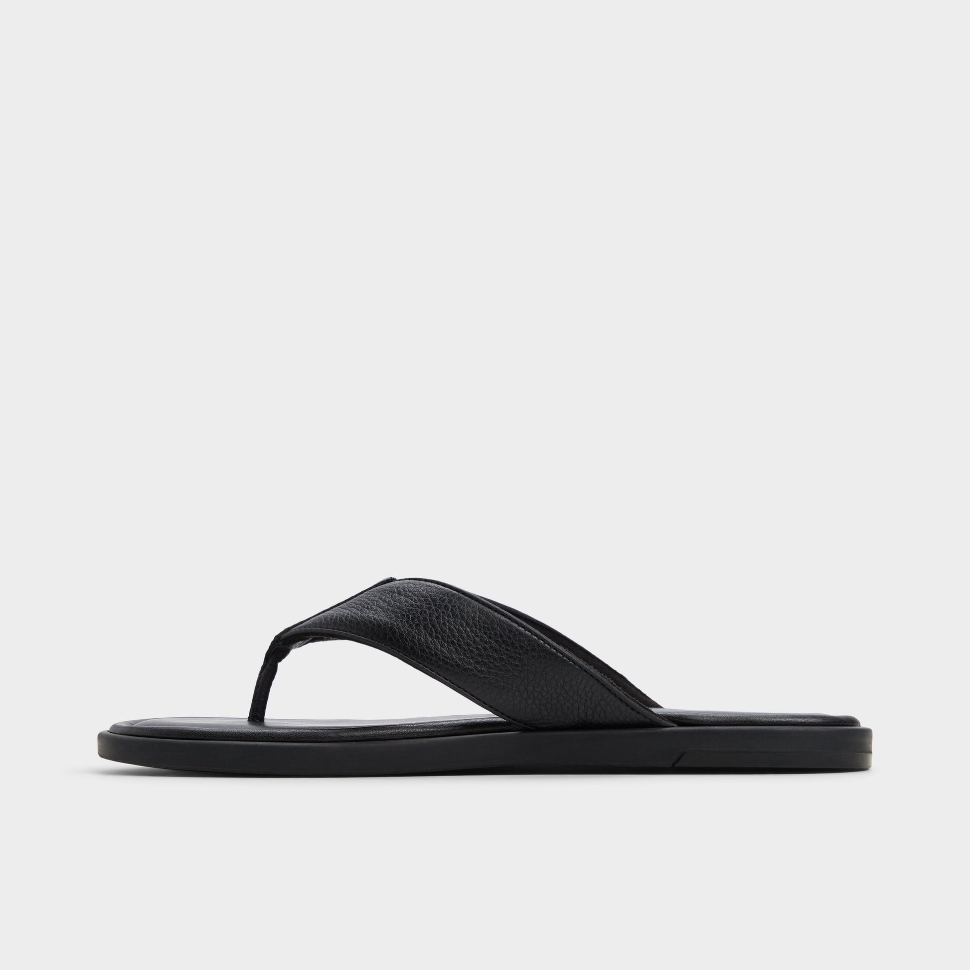 Side view of Black Tazzo Flip flop