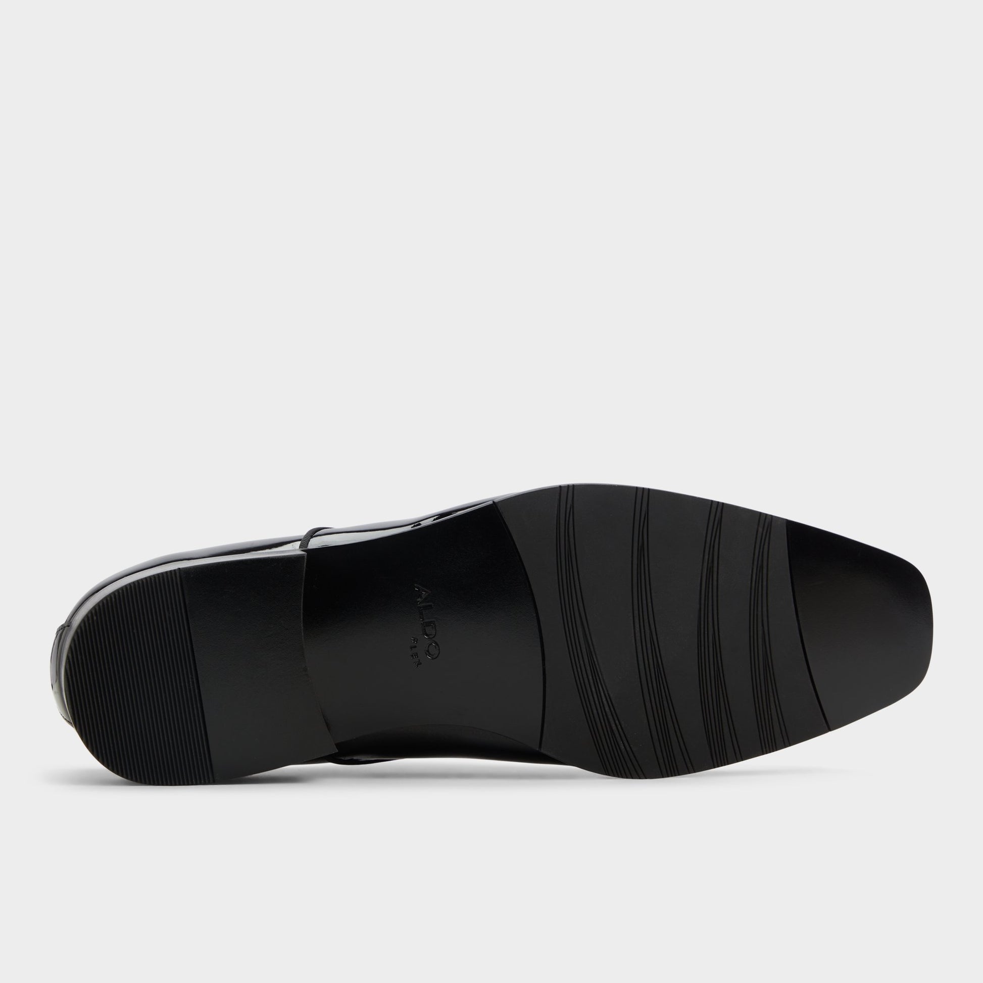View of Black Rigo Oxford shoe's sole