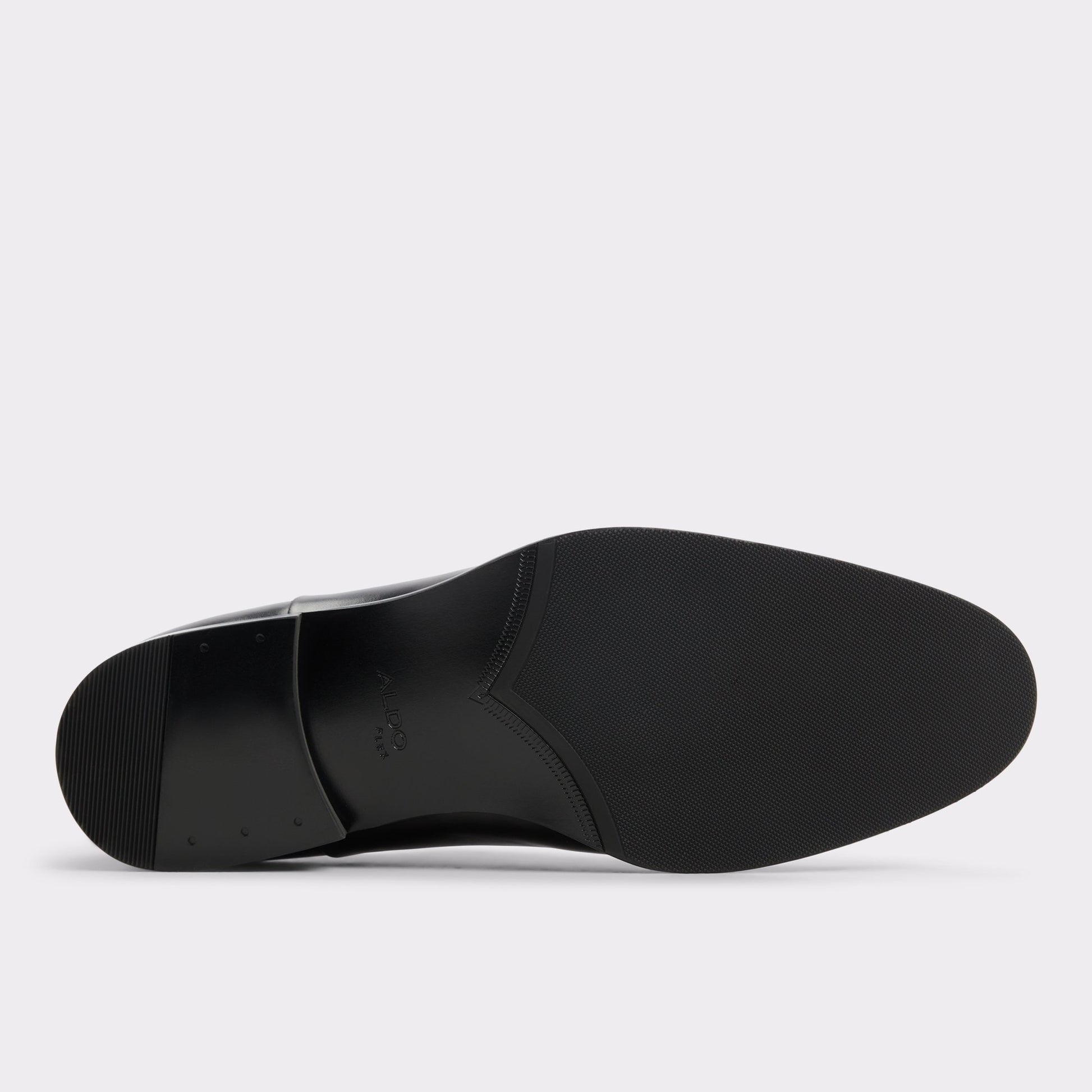 View of Black Lazio Oxford shoe's sole