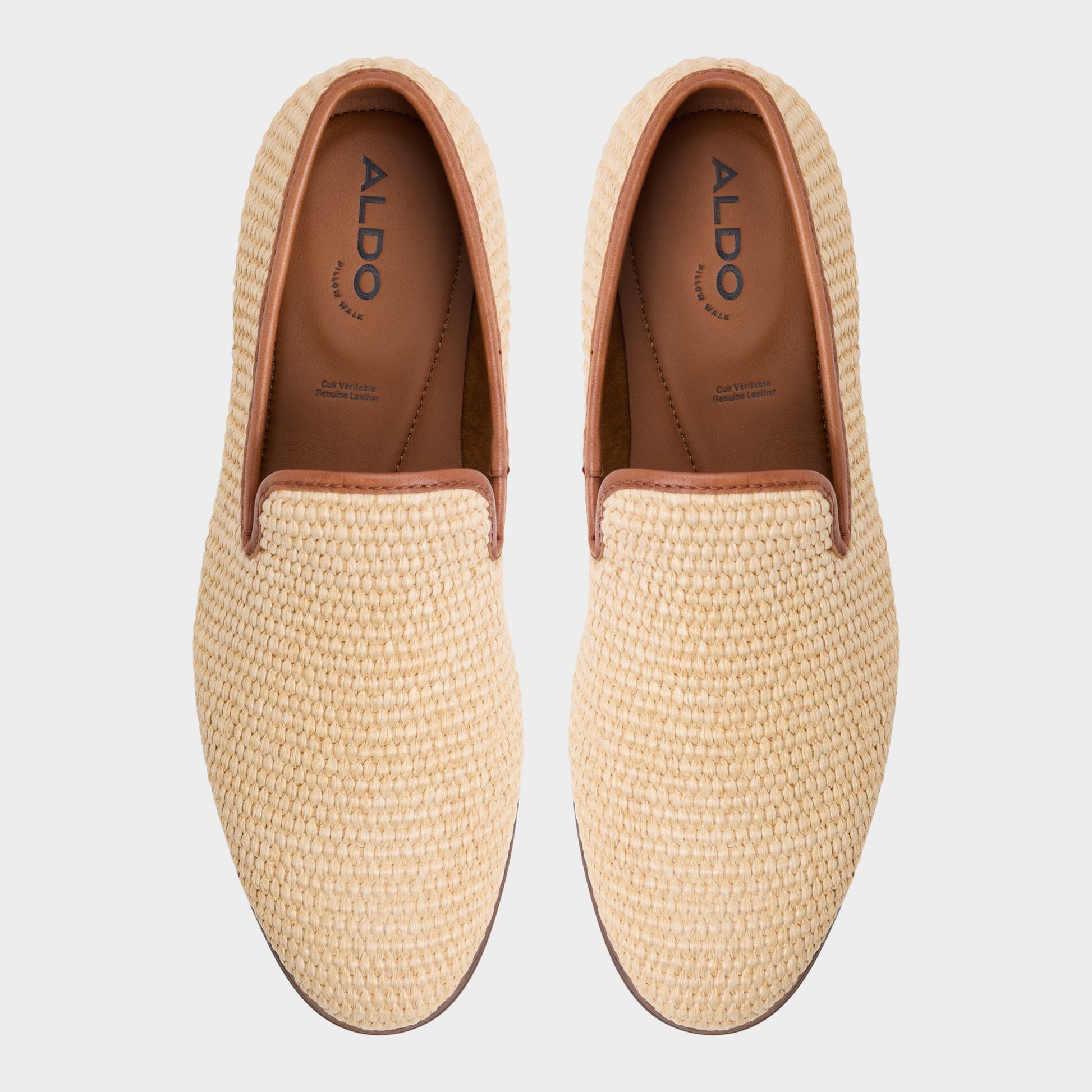Top-down view of the Natural Rimini Loafer