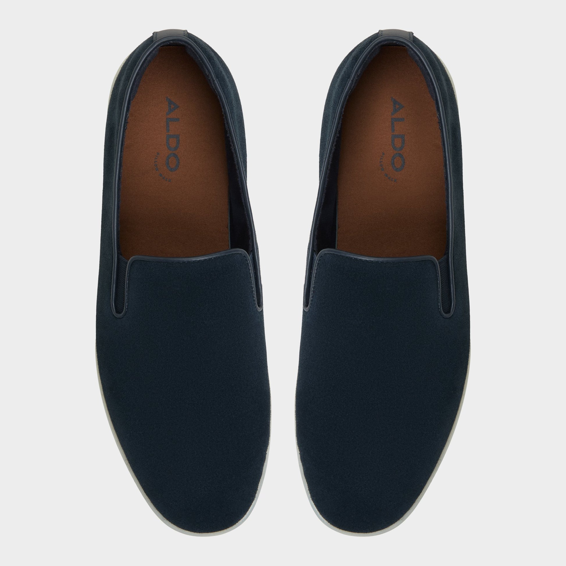 Top-down view of the Navy Seawind Loafer