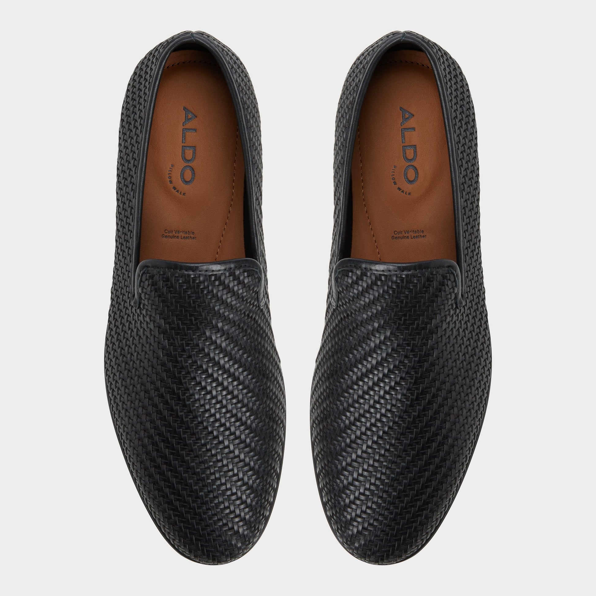 Top-down view of the Black Rimini Loafer