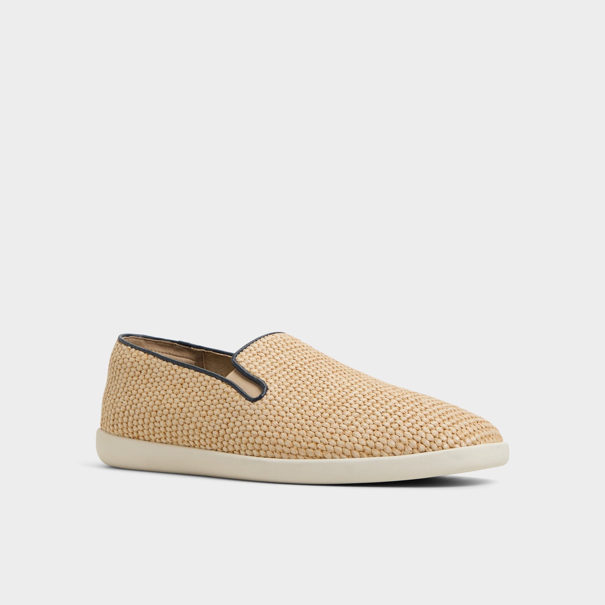 Three-quarter angle of Natural Seawind Loafer's front side