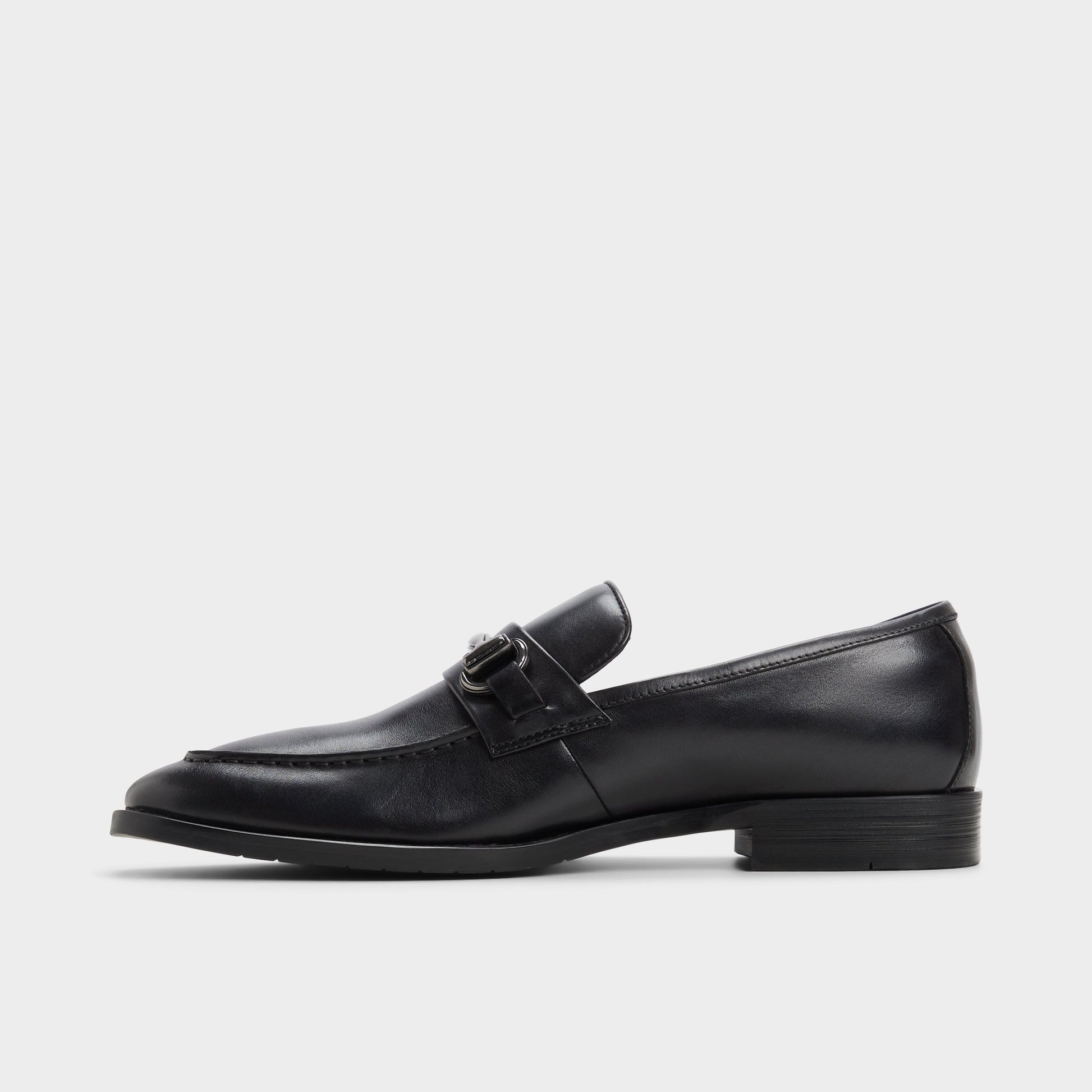 Side view of Black Thado Loafer