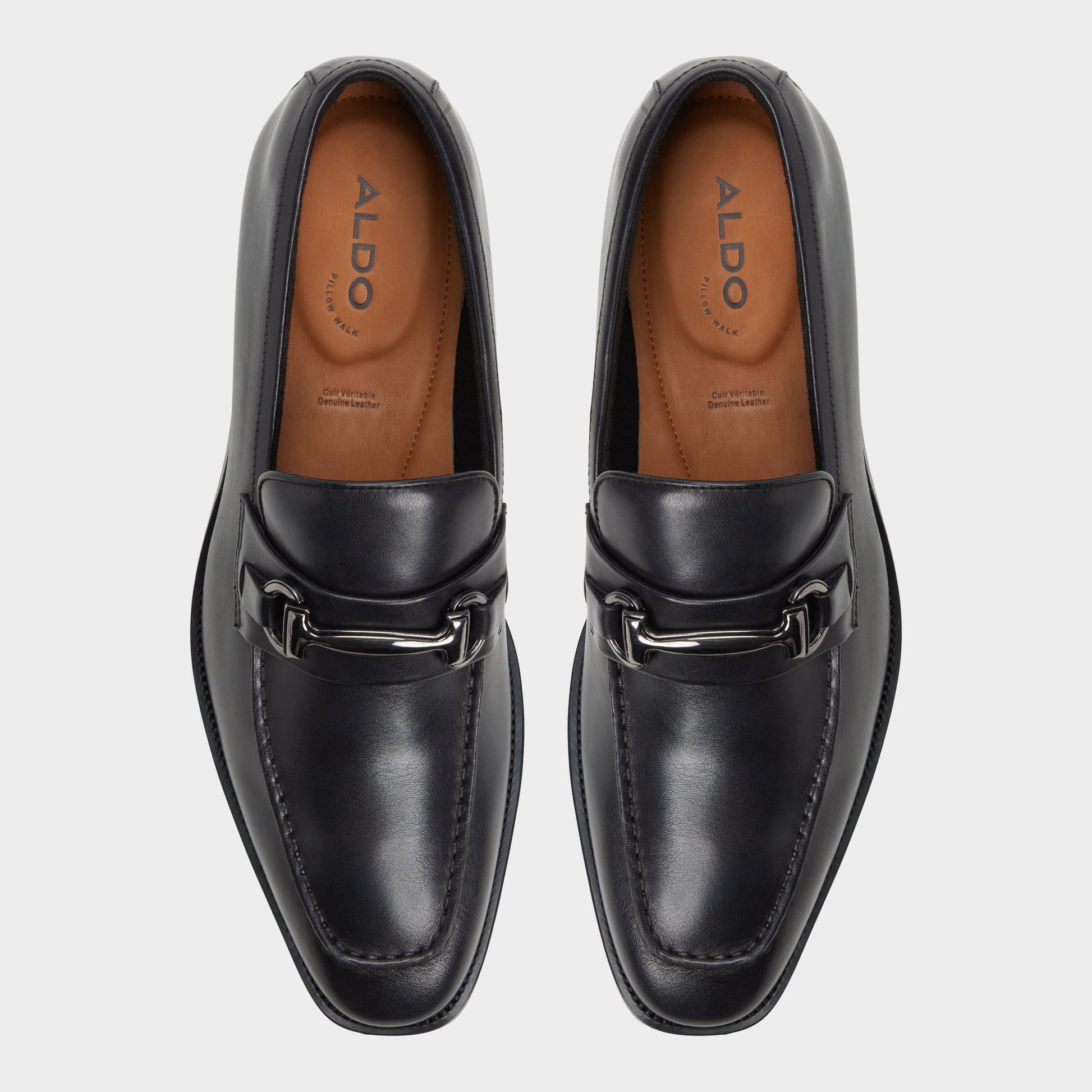 Top-down view of the Black Thado Loafer