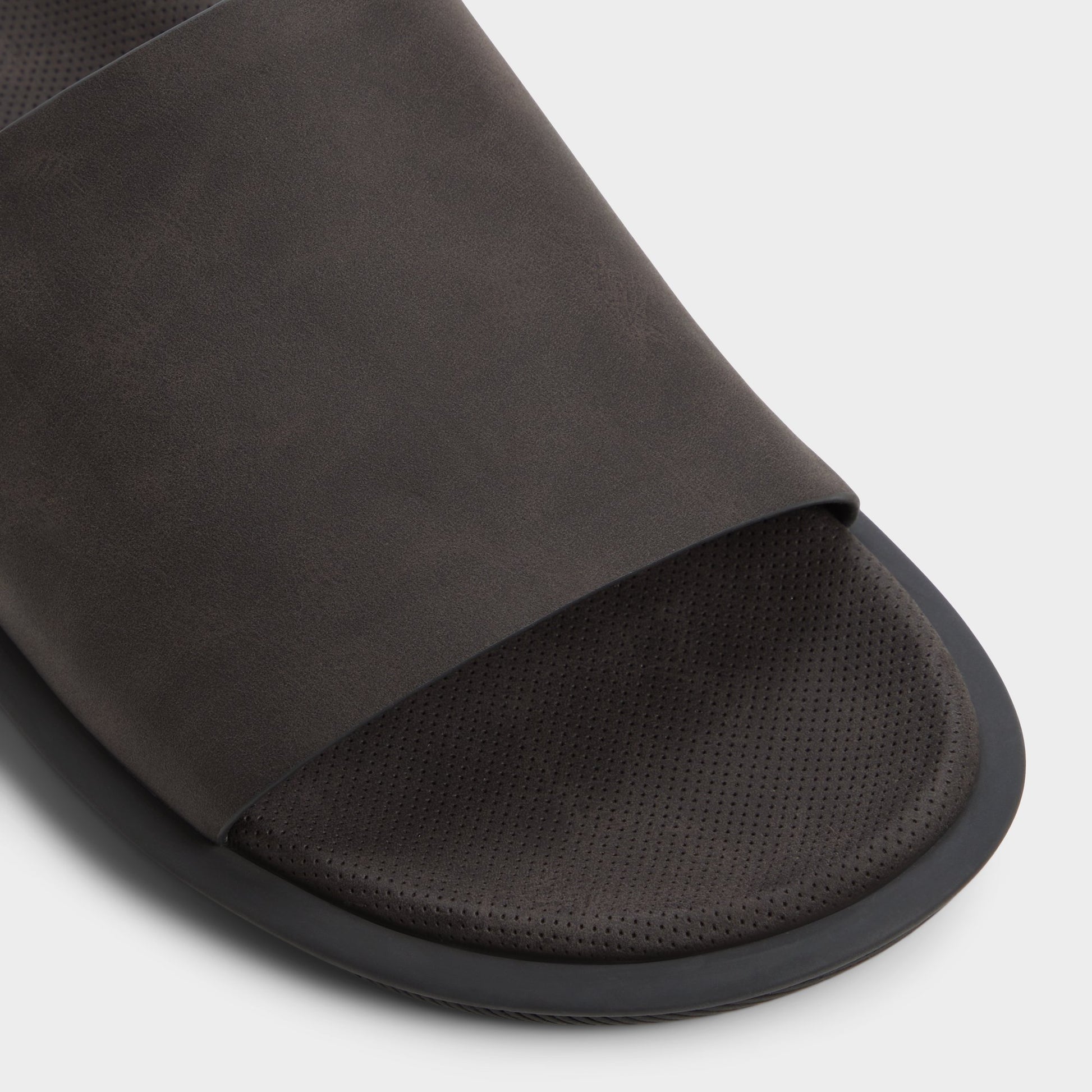 Close-up of the Brown Galesa Slide sandal