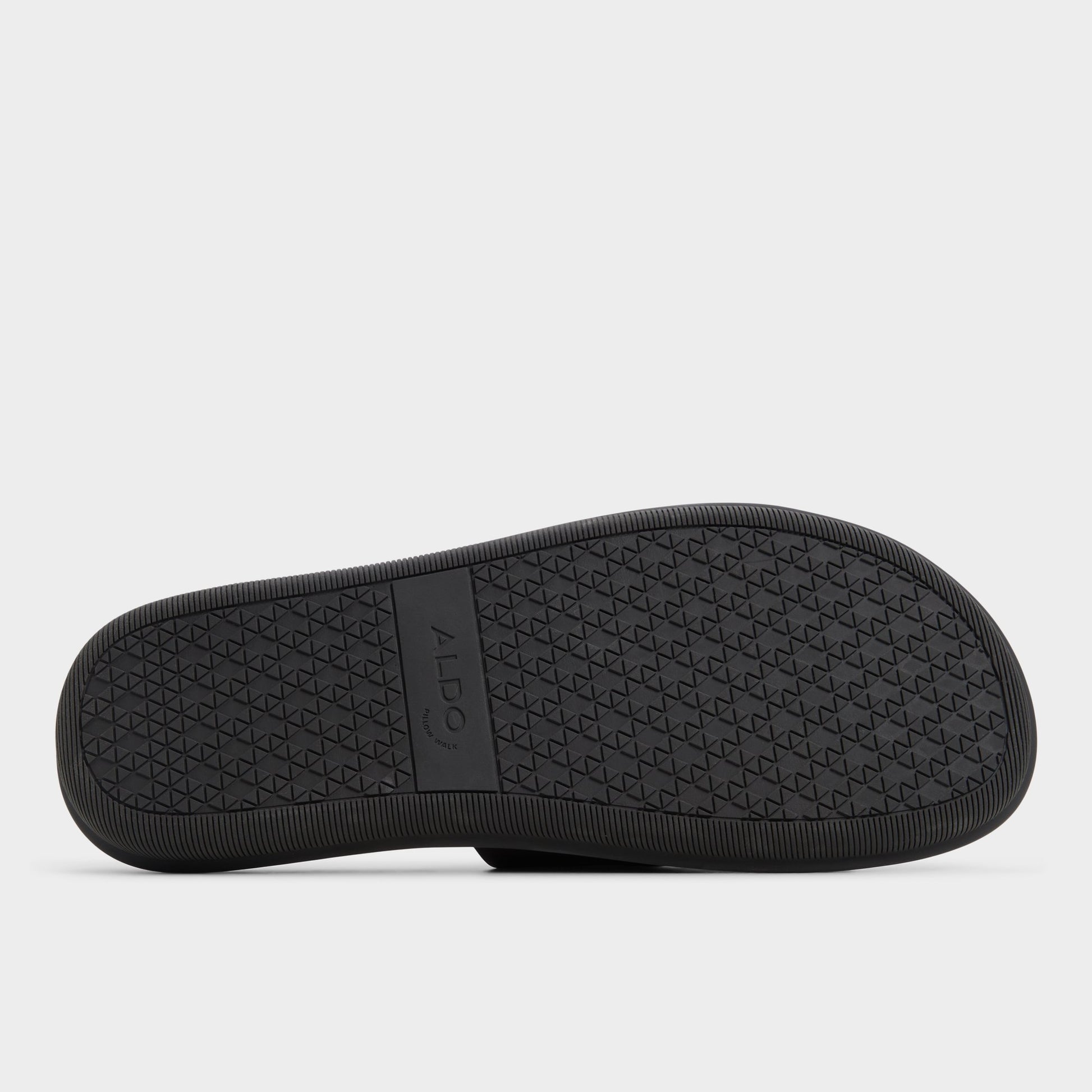 View of Brown Galesa Slide sandal's sole