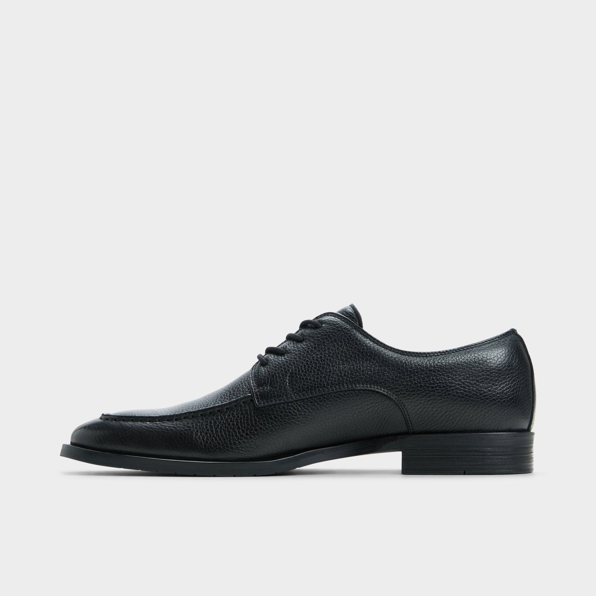 Side view of Black Montcourt Derby shoe