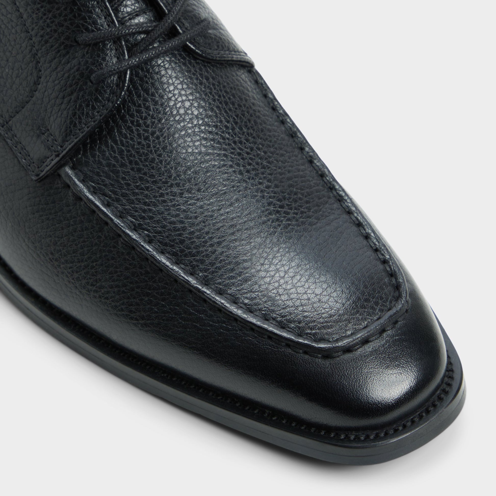 Close-up of the Black Montcourt Derby shoe