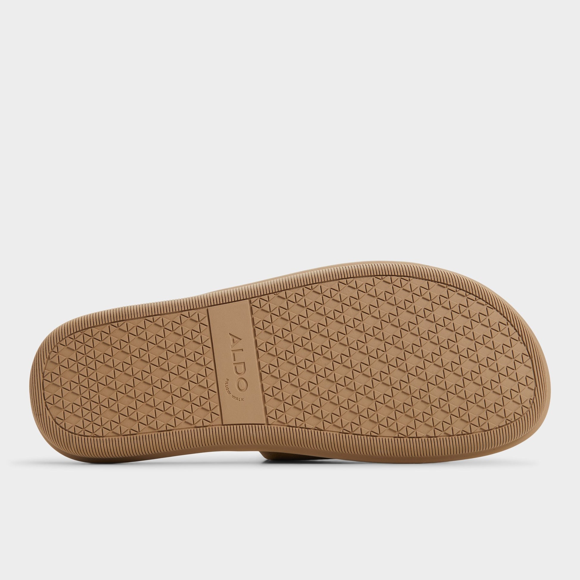 View of Light Beige Galesa Slide sandal's sole