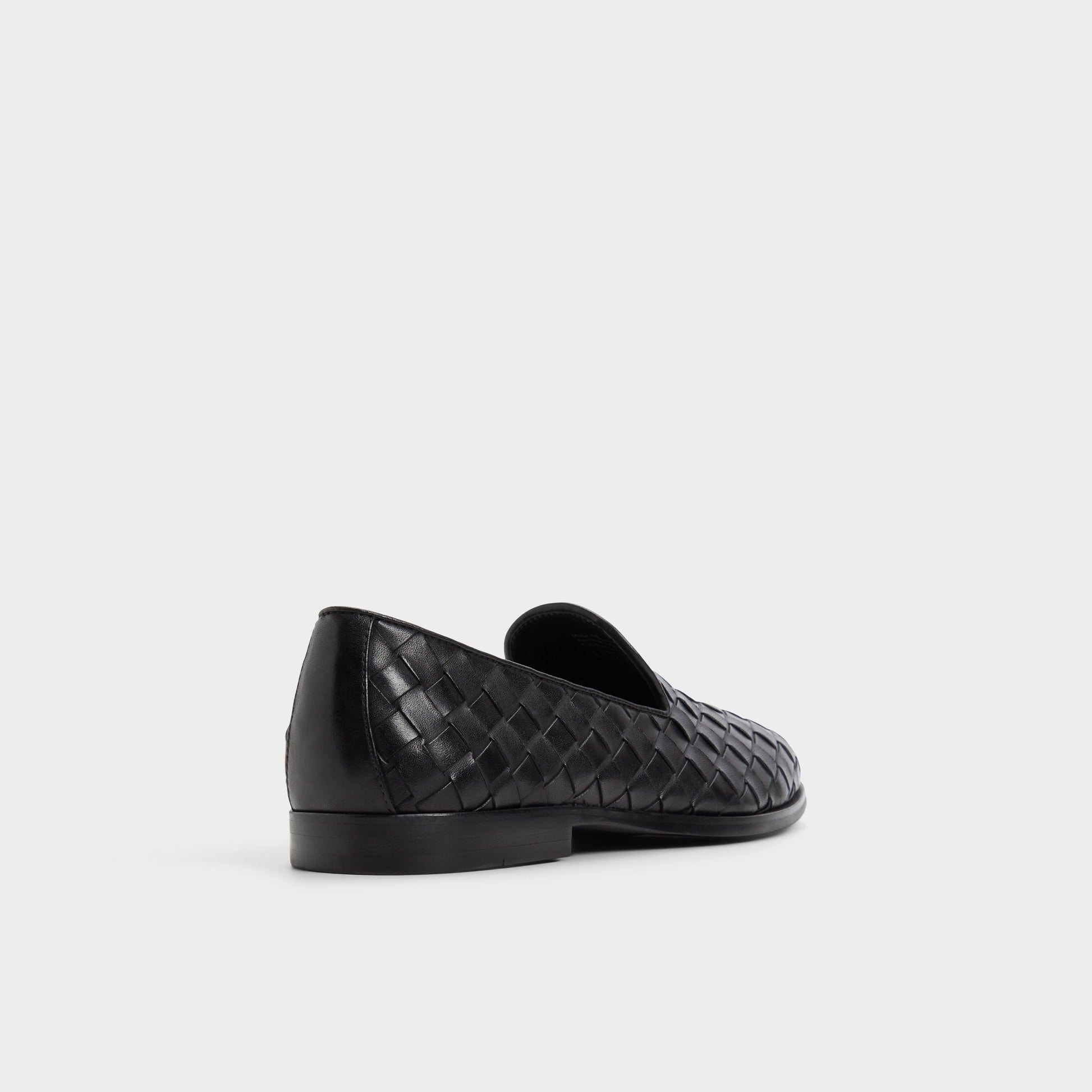 Three-quarter angle of Black/Black Casino Loafer's back side