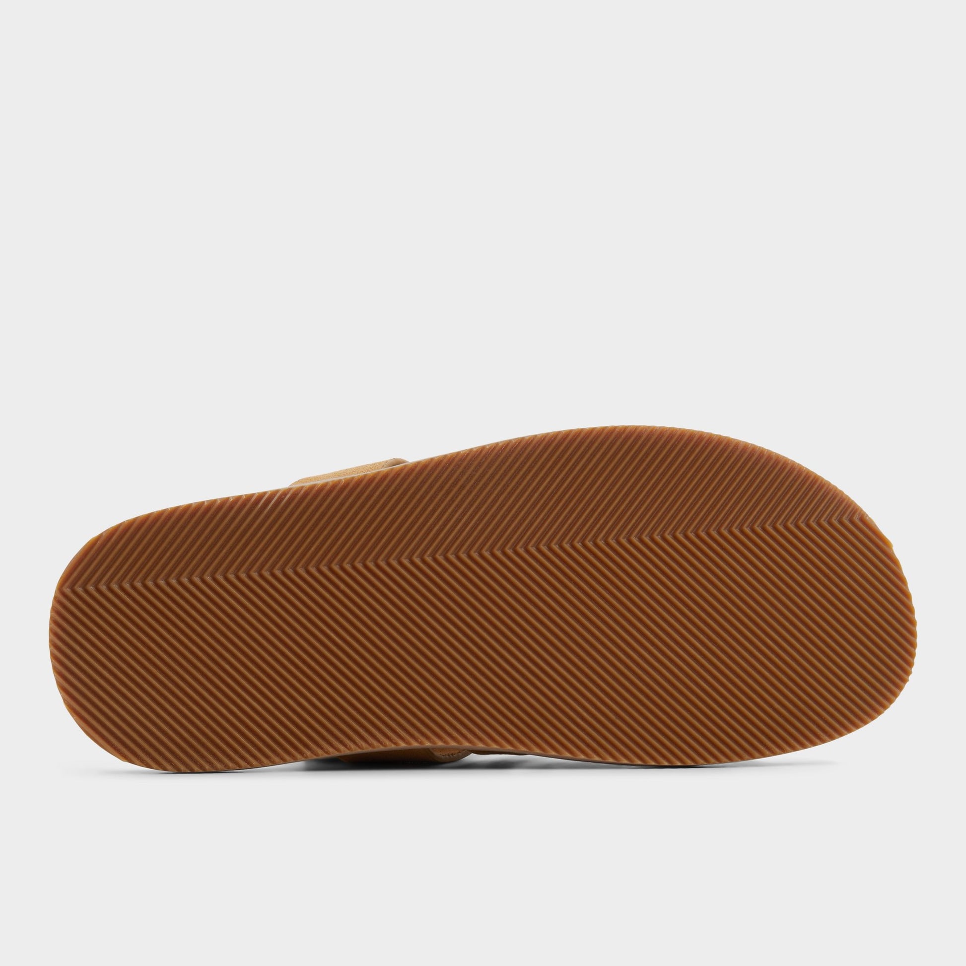 View of Camel Haniff Strappy flat sandal's sole
