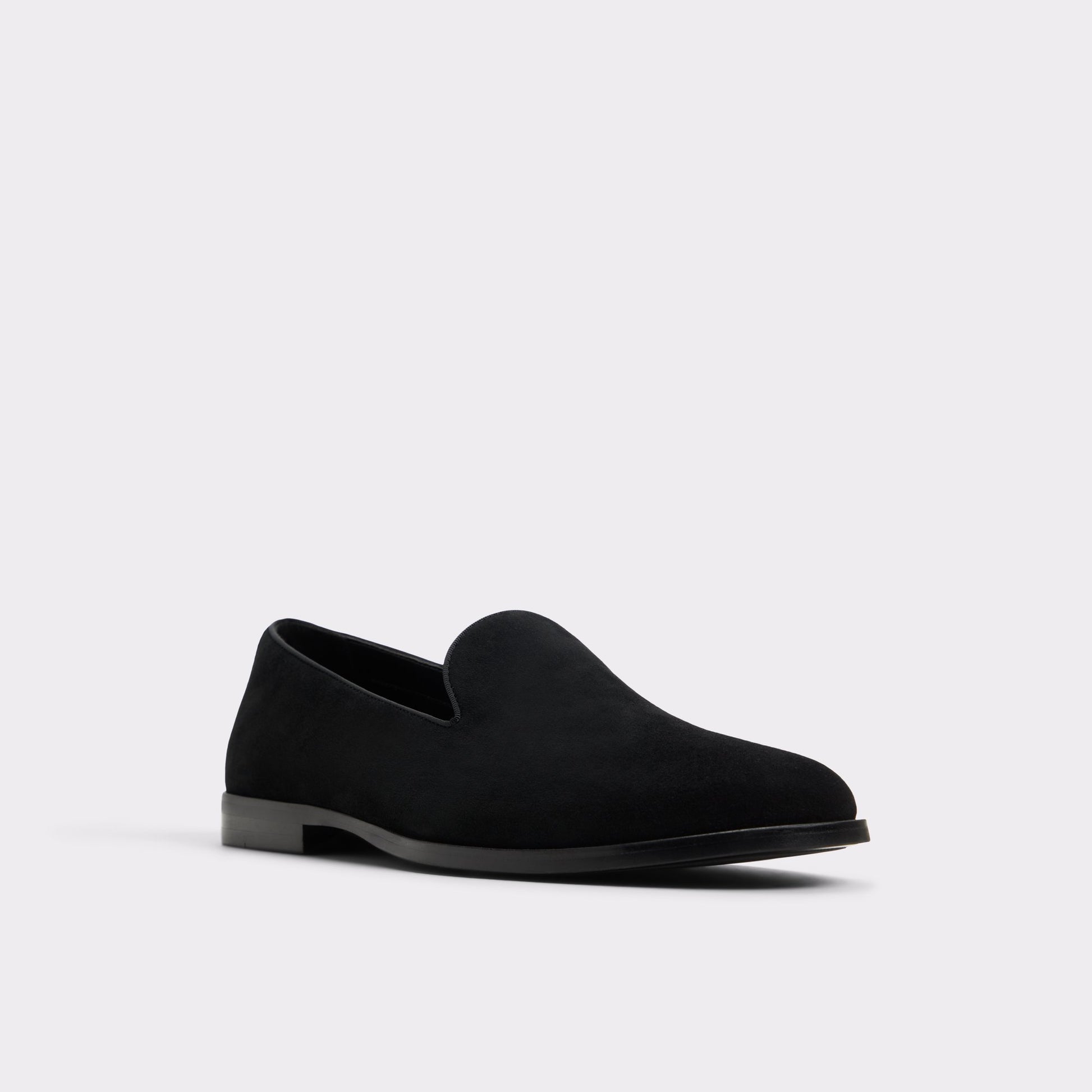 Three-quarter angle of Other Black Casino Loafer's front side