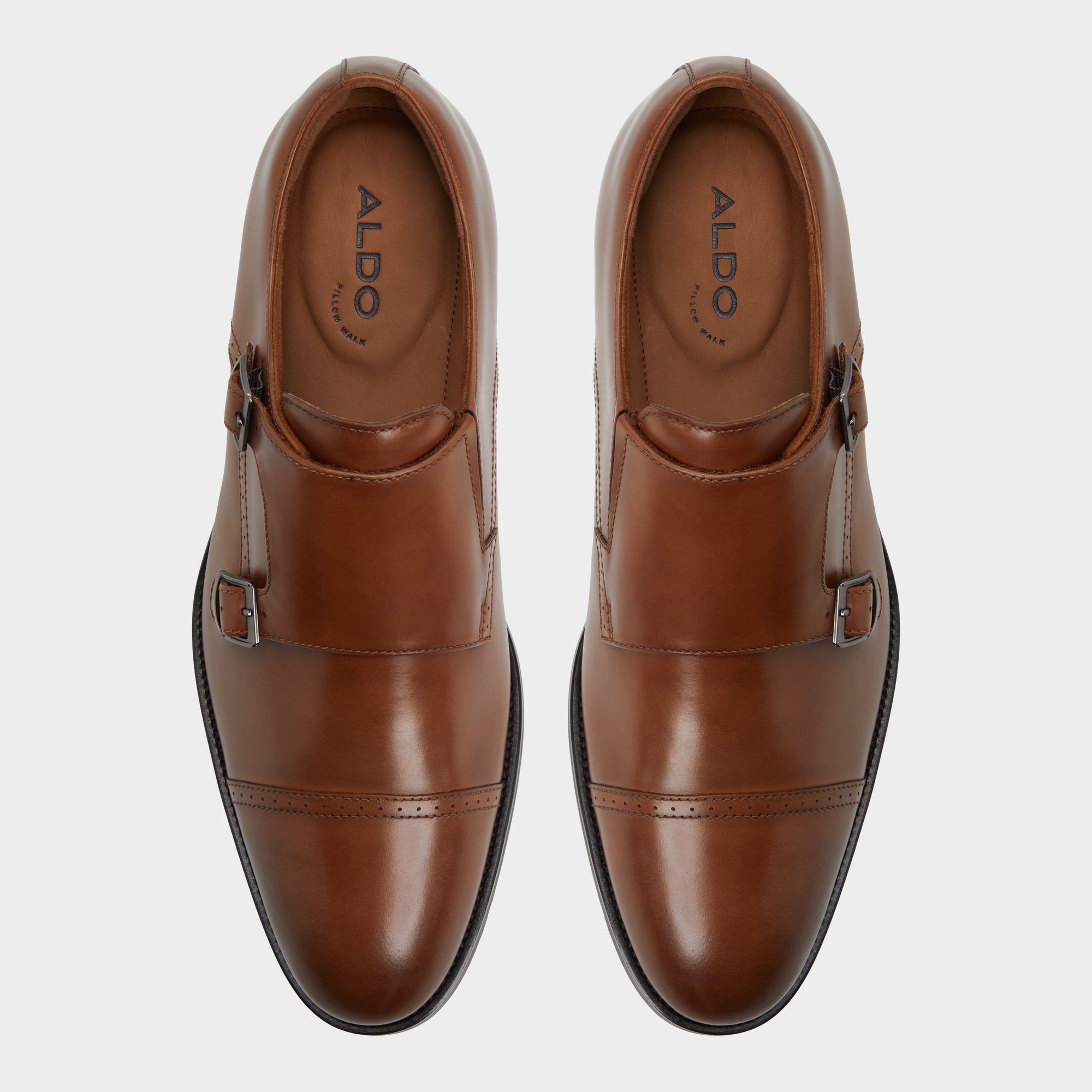 Zelasien – Men Cognac Monkstrap loafer - ALDO