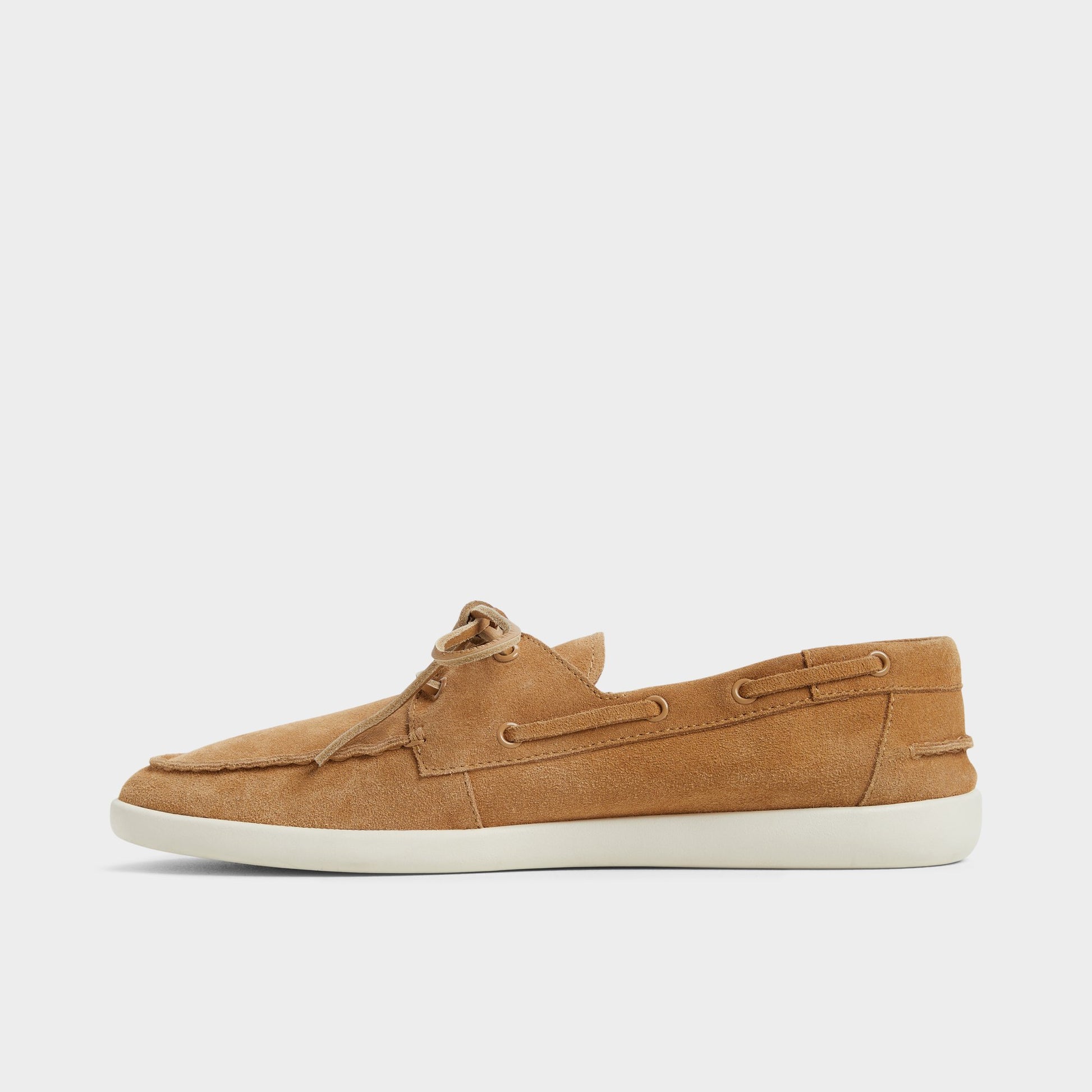 Side view of Light Brown Portwind Boat shoe