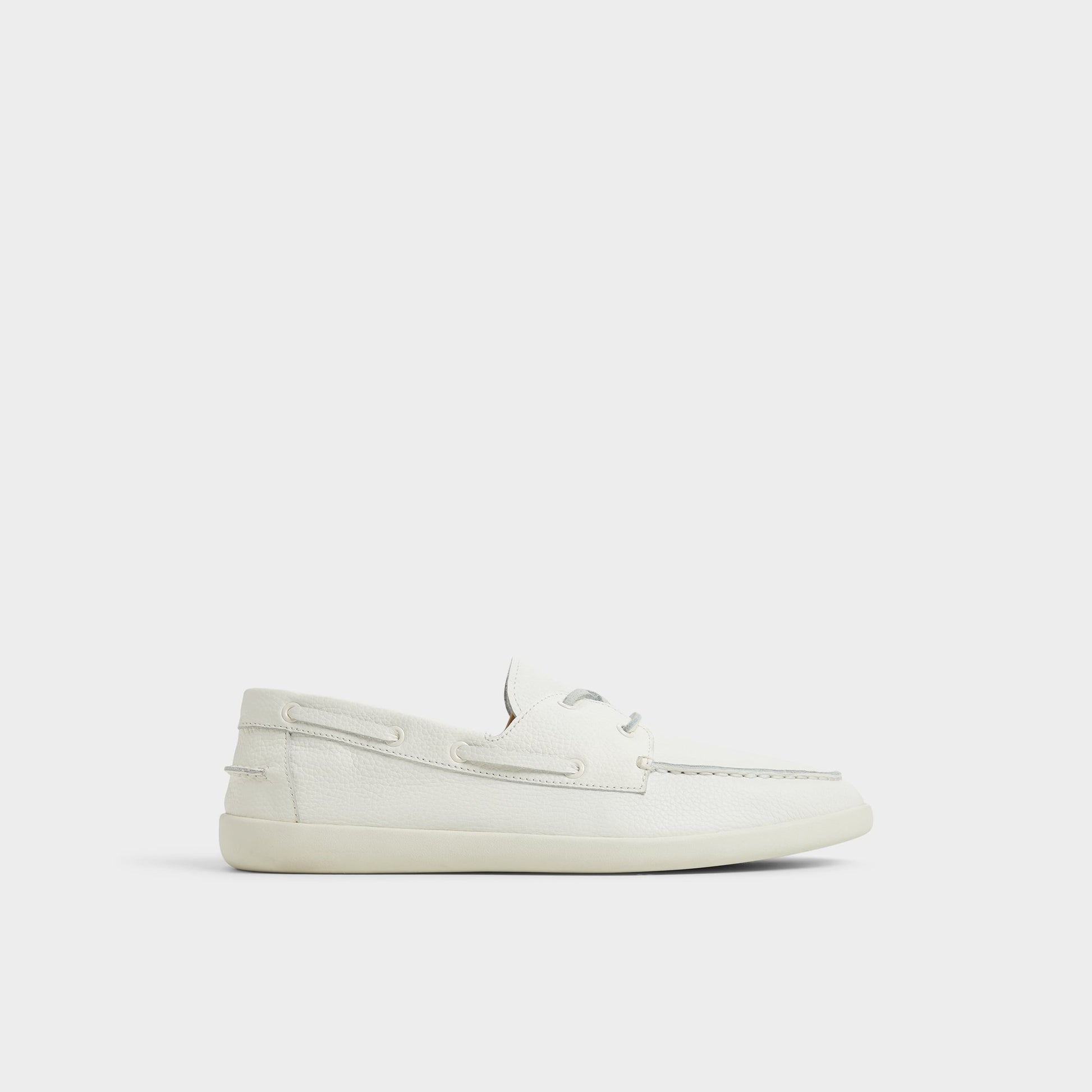 Main View of Ecru Portwind Boat shoe for Mens