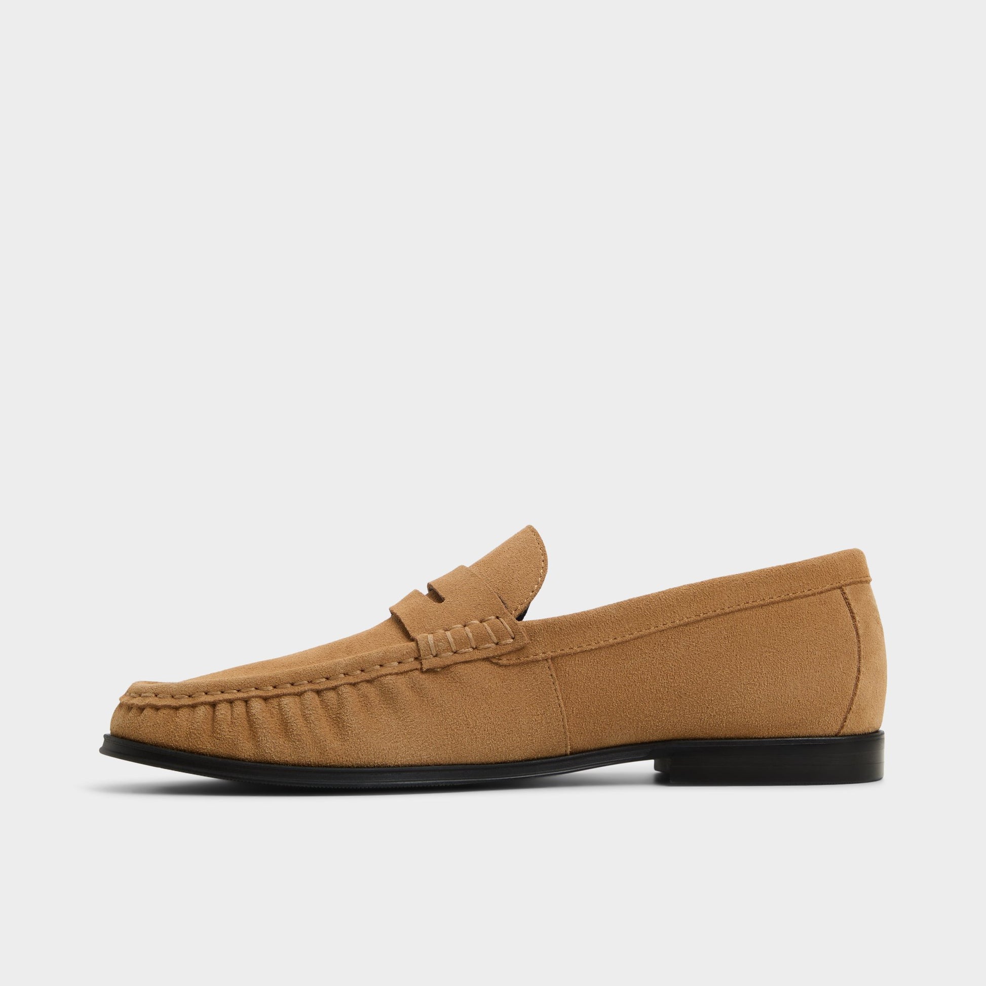 Side view of Camel Speakeasy Loafer