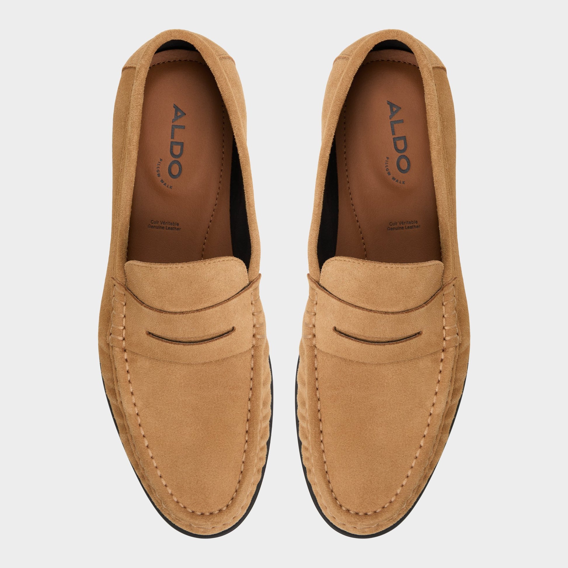 Top-down view of the Camel Speakeasy Loafer