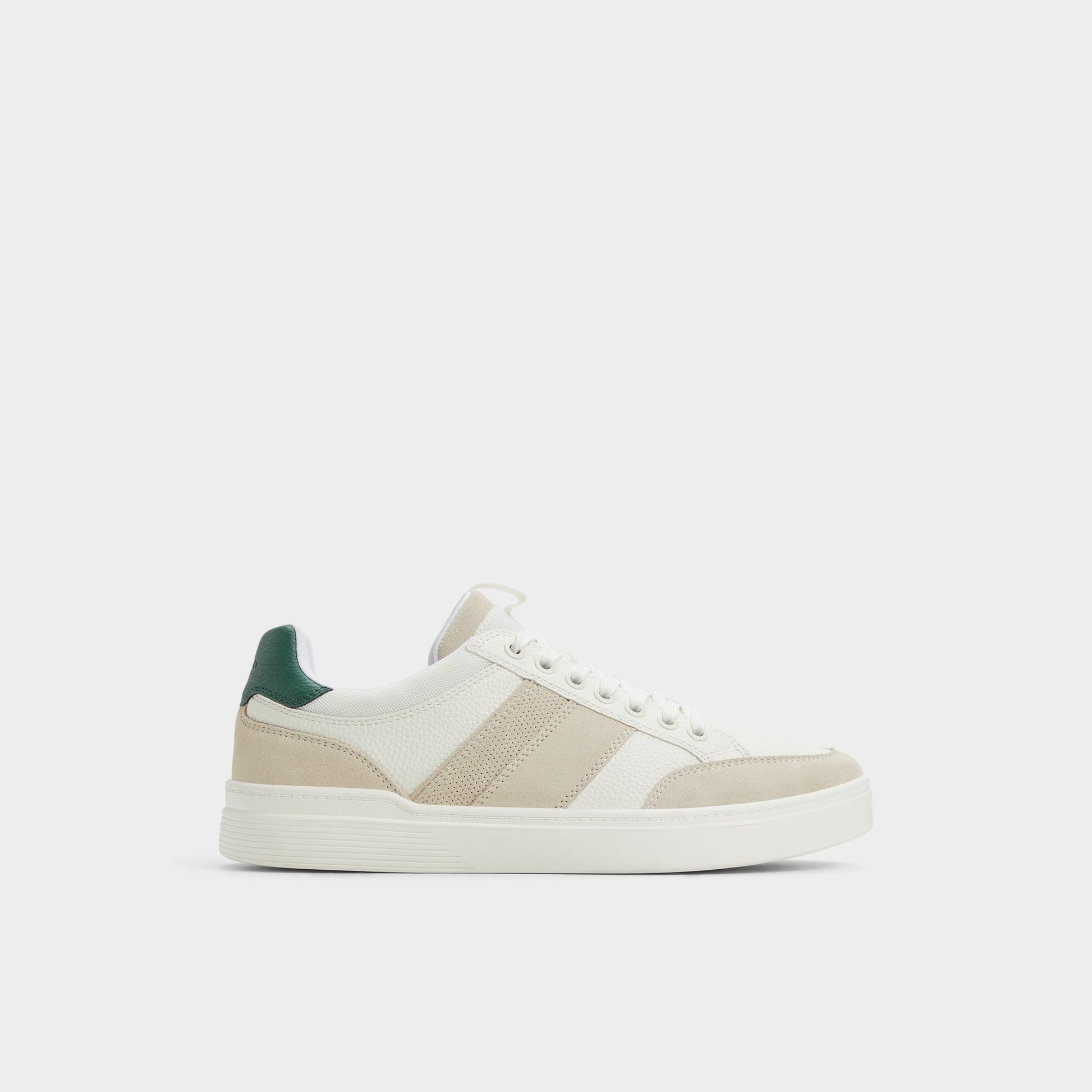 Main View of White/Bone Elio Low top sneaker for Mens