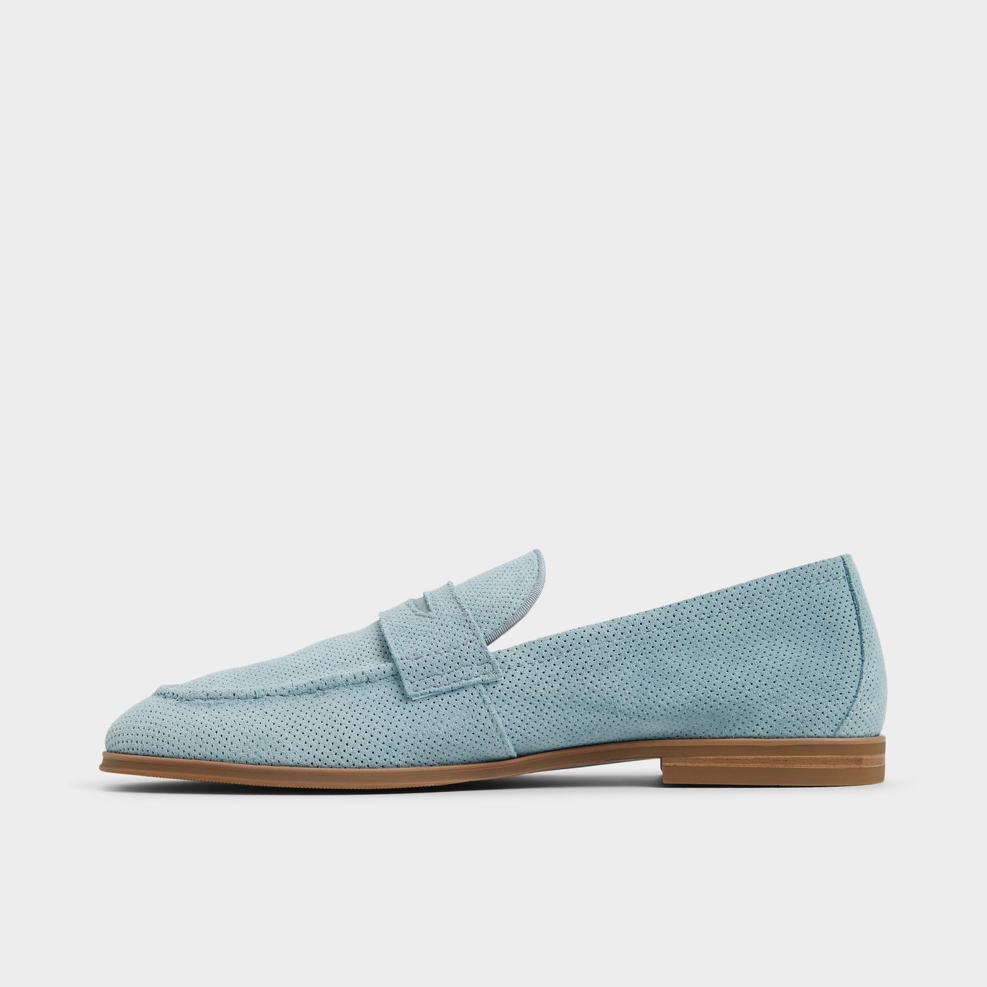 Side view of Light Blue Journey Loafer