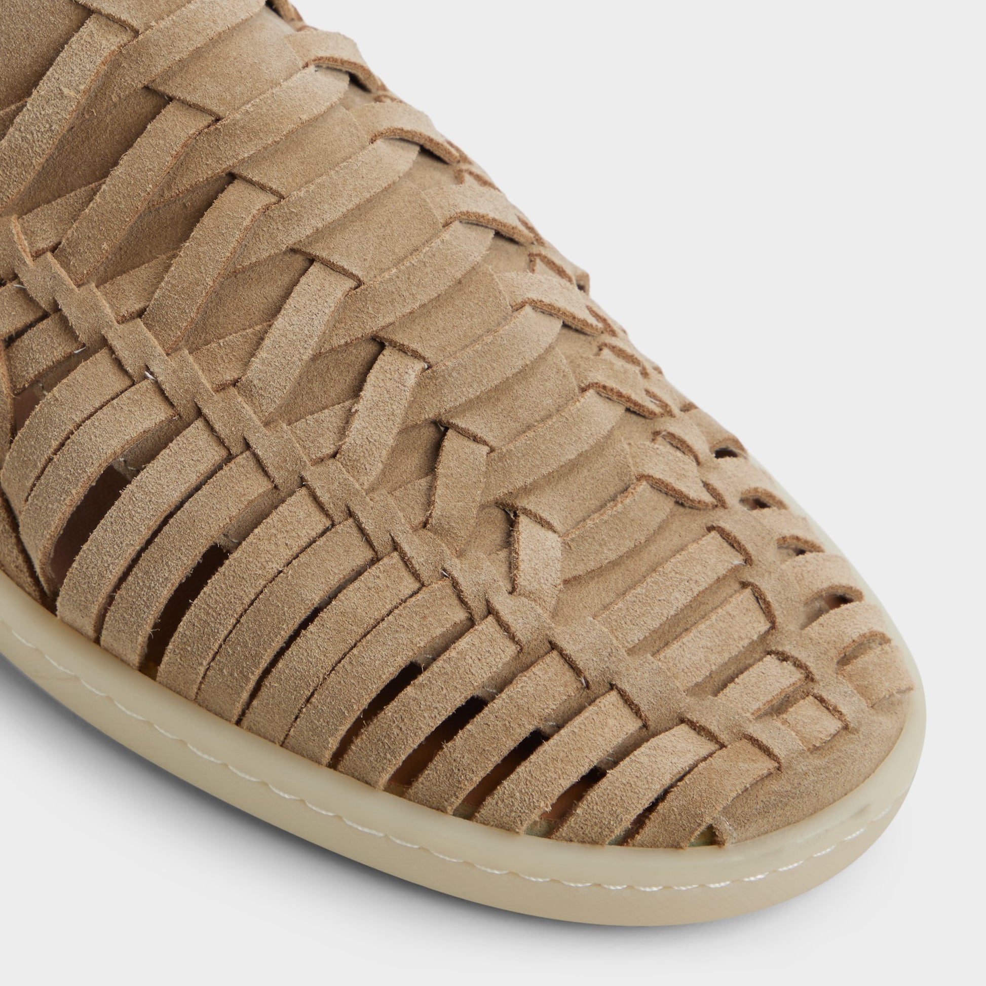 Close-up of the Taupe Grecio Loafer
