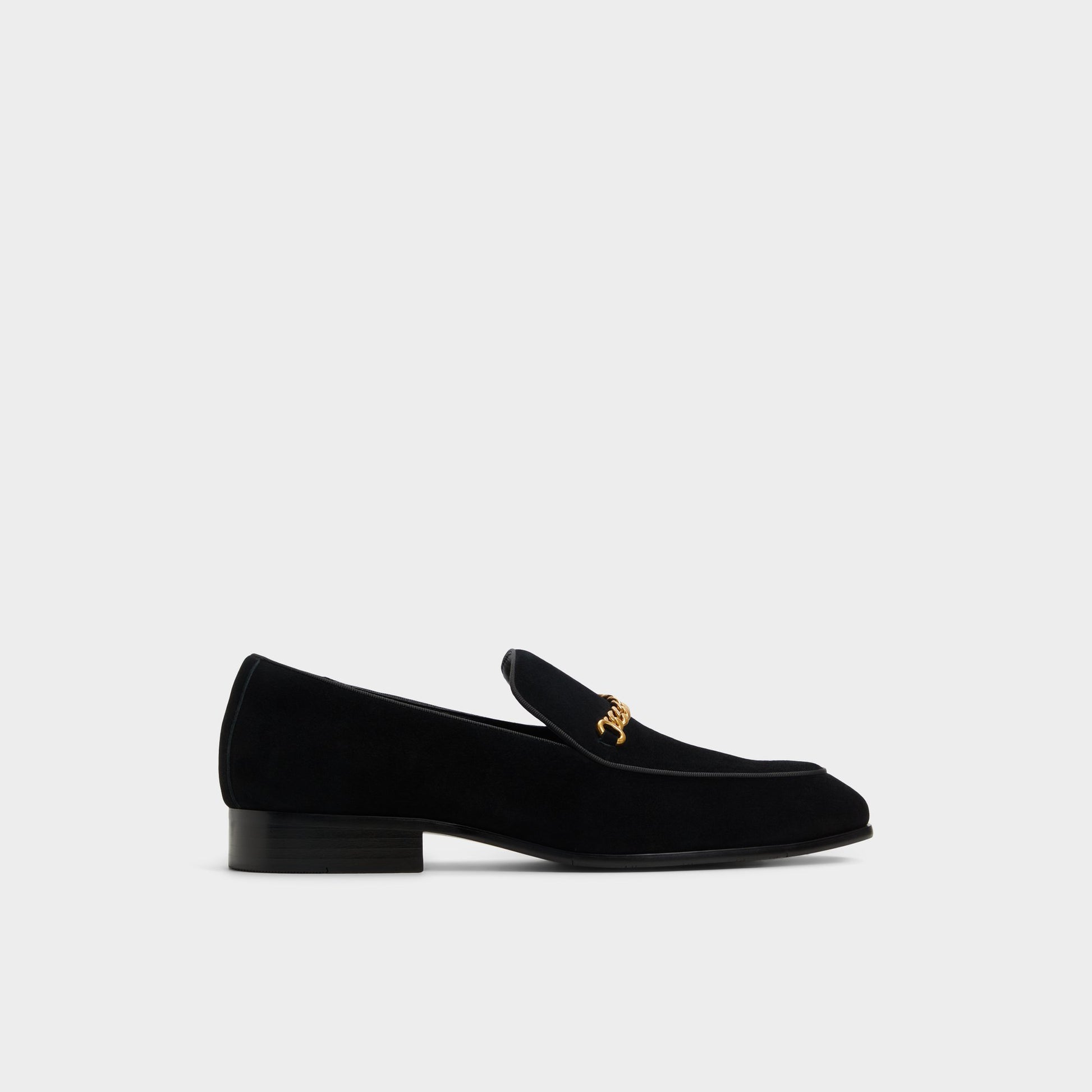 Main View of Open Black Umo Loafer for Mens