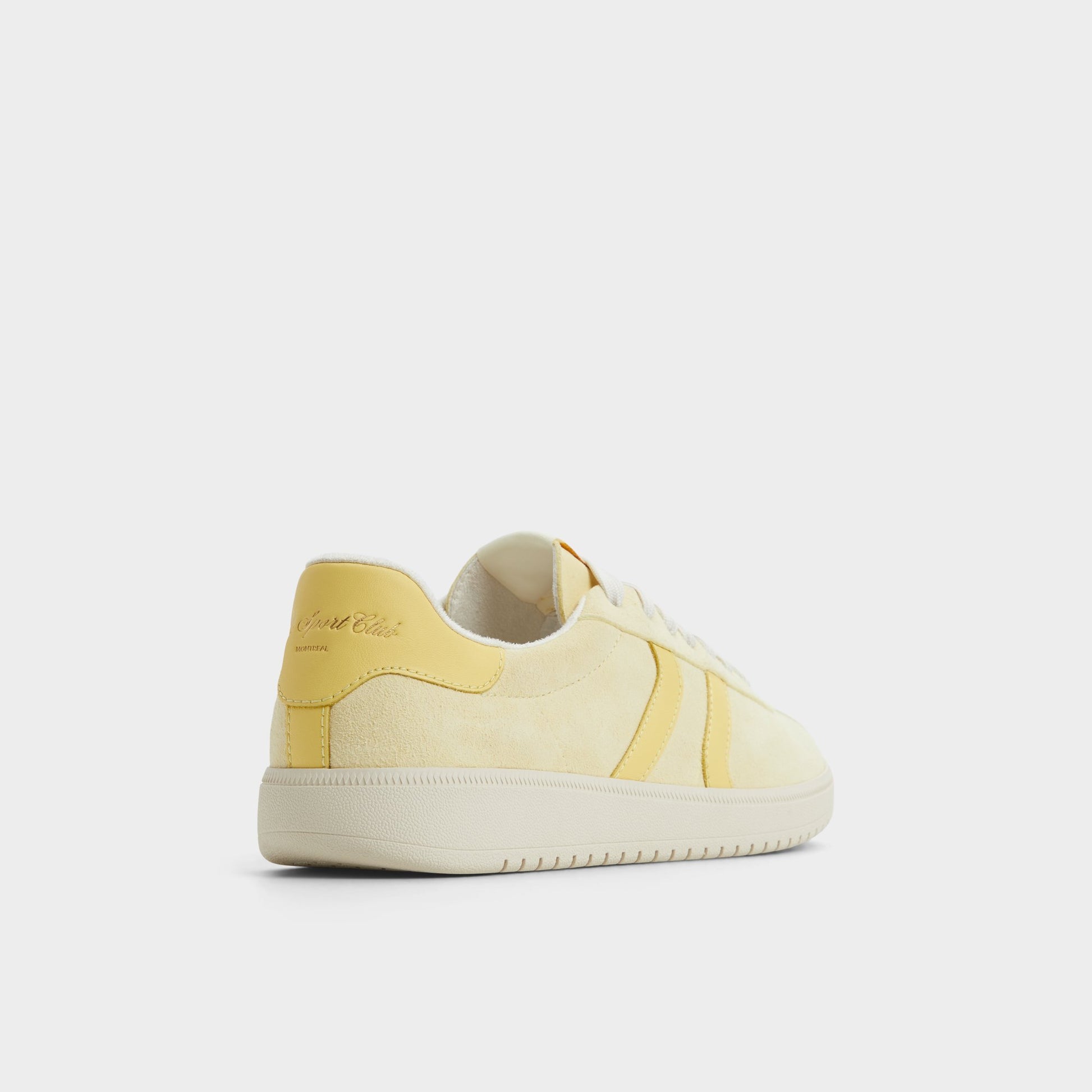 Three-quarter angle of Light Yellow Chicsneaker Low top sneaker's back side