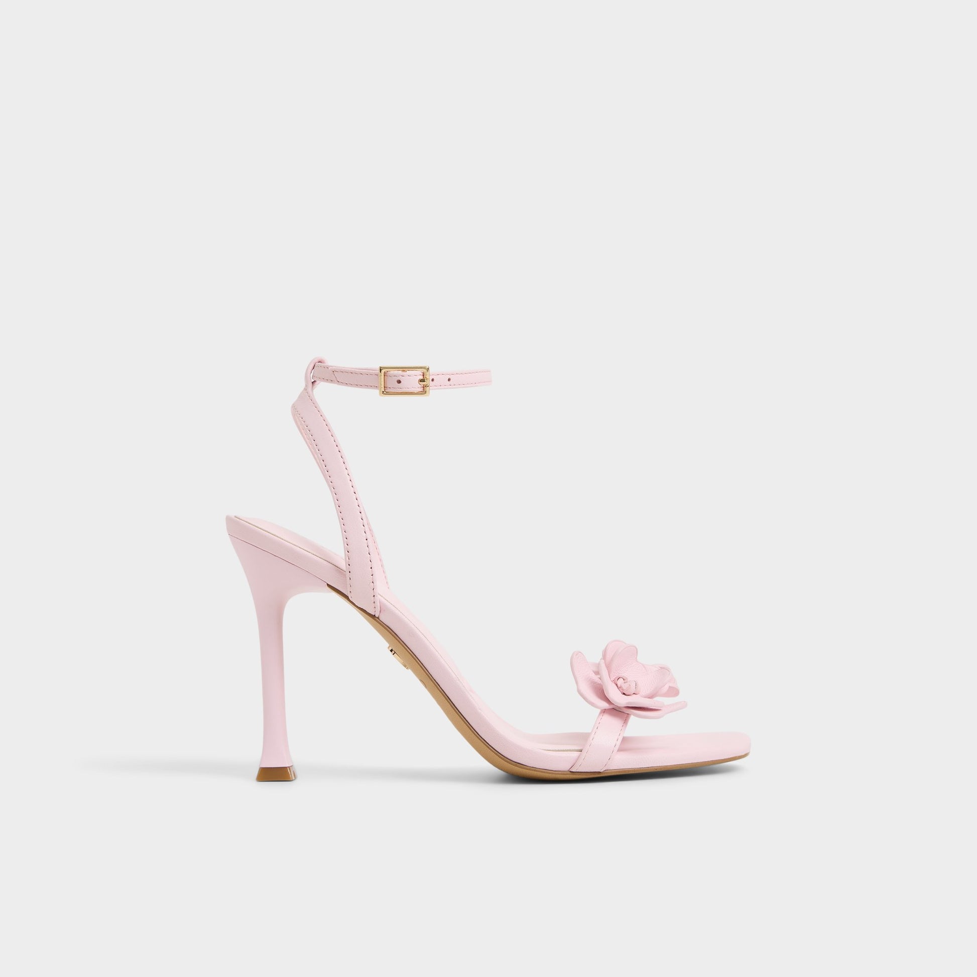 Main View of Light Pink Daisylily Strappy heeled sandal for Womens