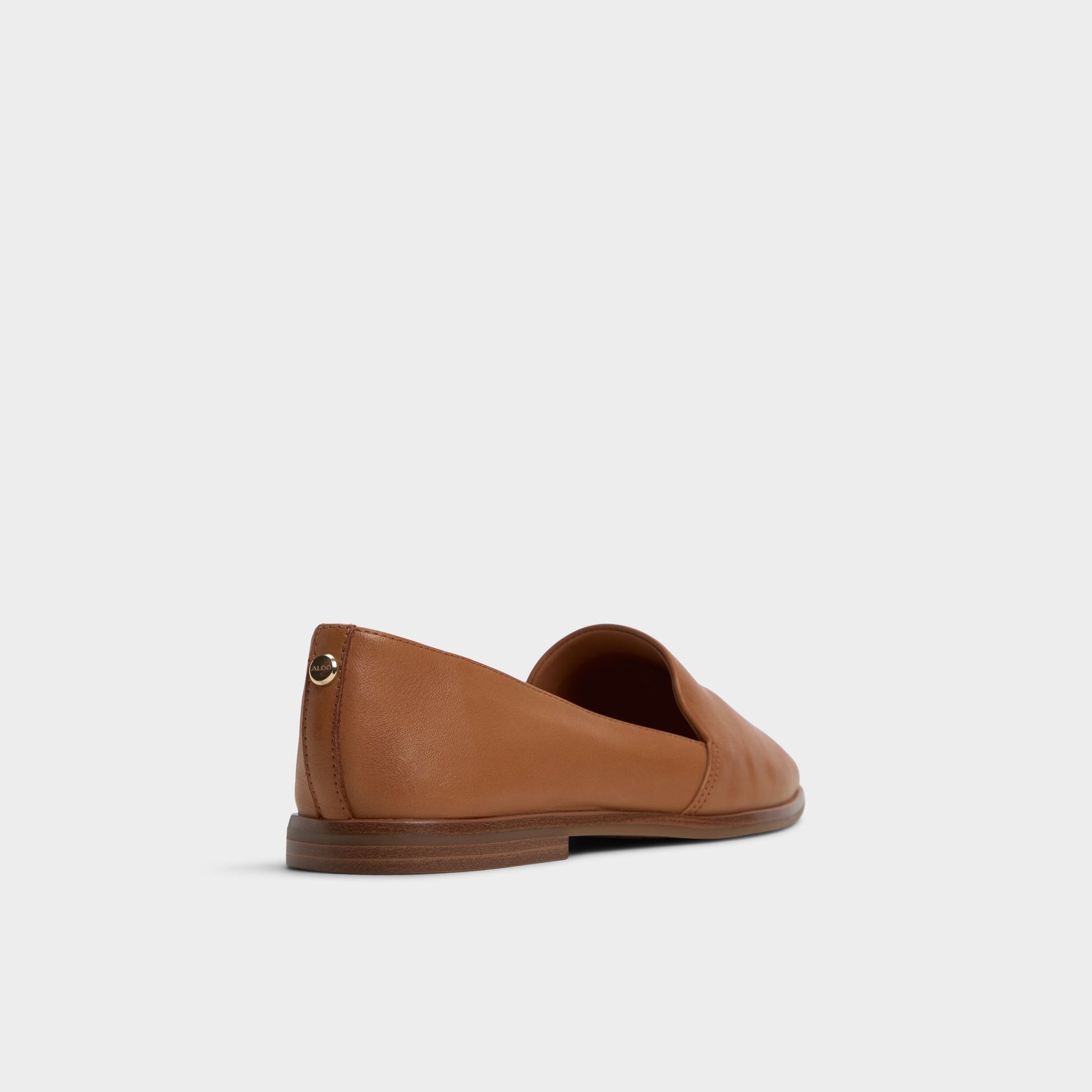 Three-quarter angle of Medium Brown Caraelia Slip-on's back side