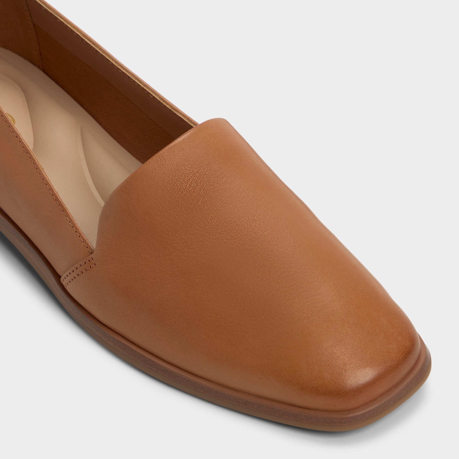 Close-up of the Medium Brown Caraelia Slip-on