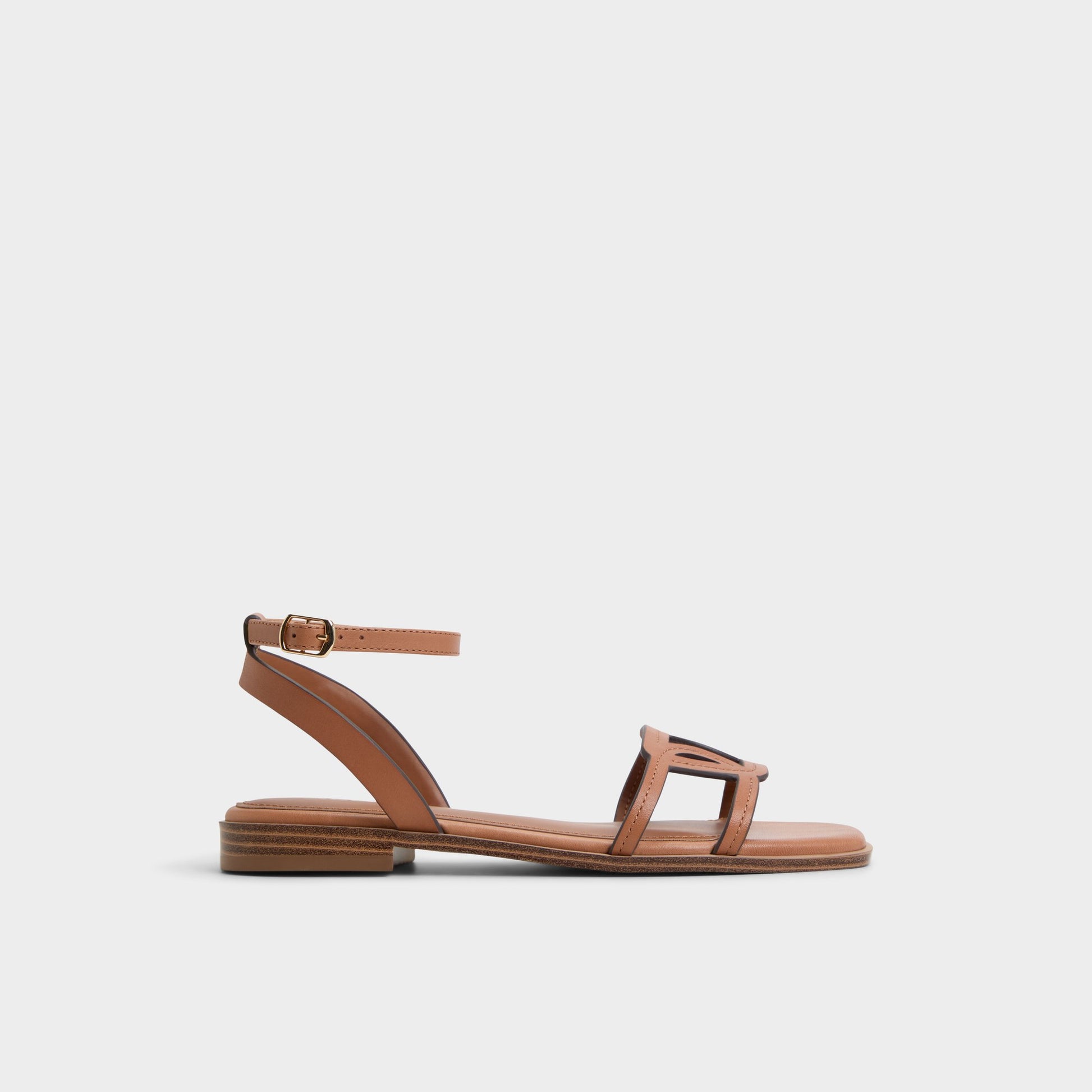 Main View of Medium Brown Greengrove Flat sandal for Womens