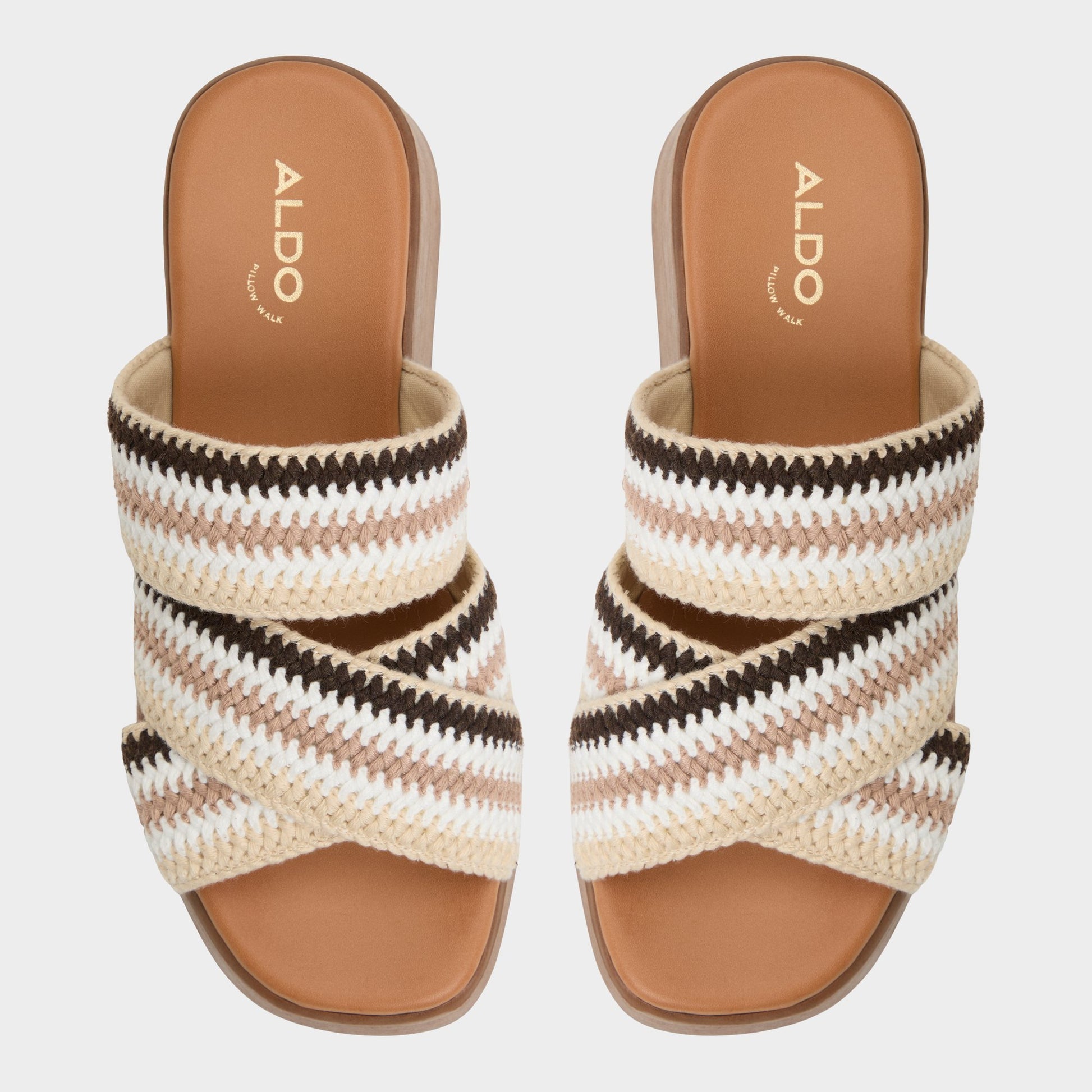 Top-down view of the Neutral Galadode Wedge sandal
