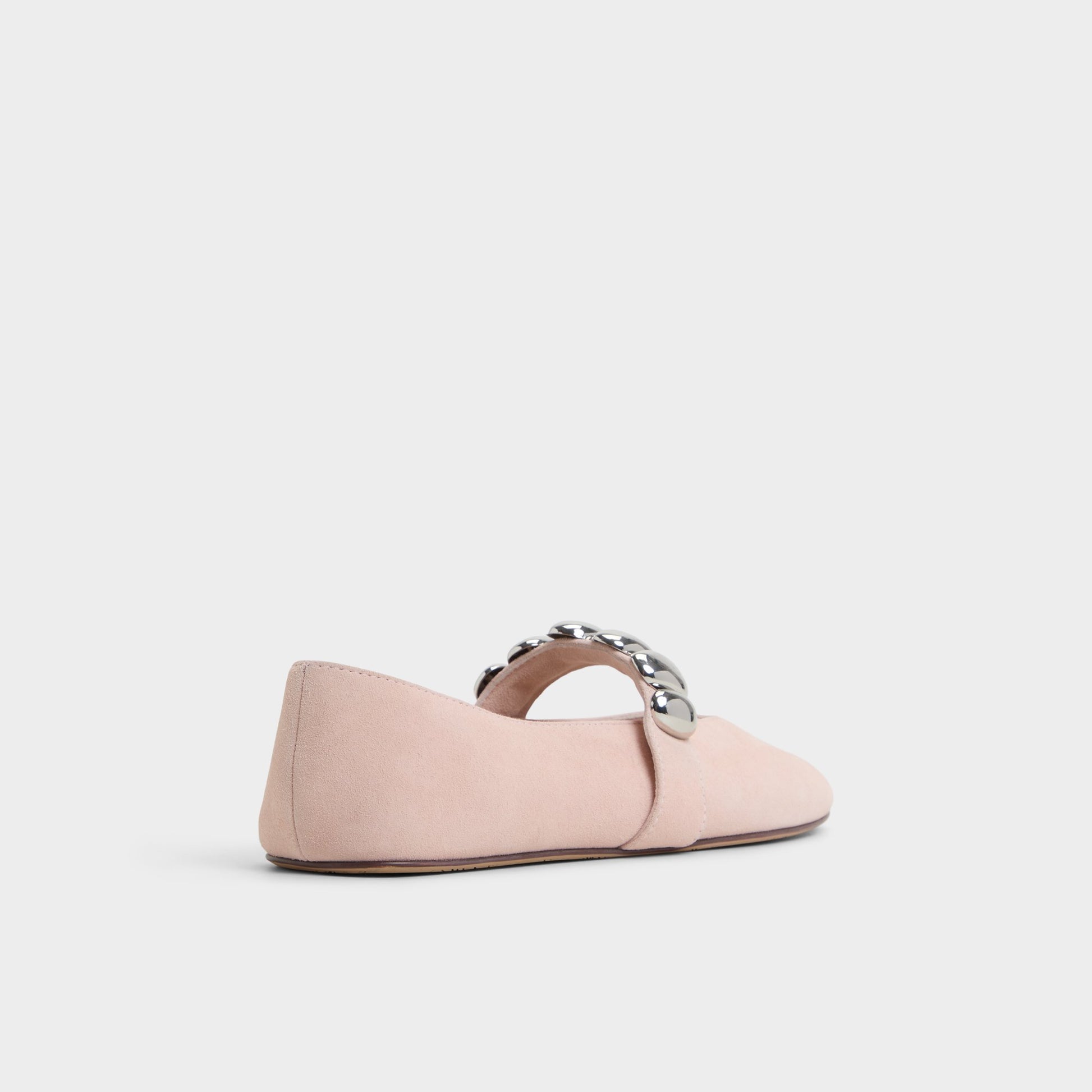 Three-quarter angle of Light Pink Figgis Ballerina's back side
