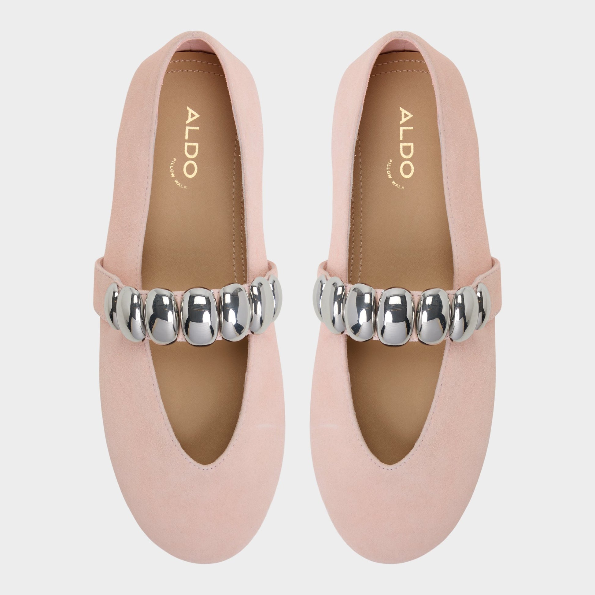 Top-down view of the Light Pink Figgis Ballerina