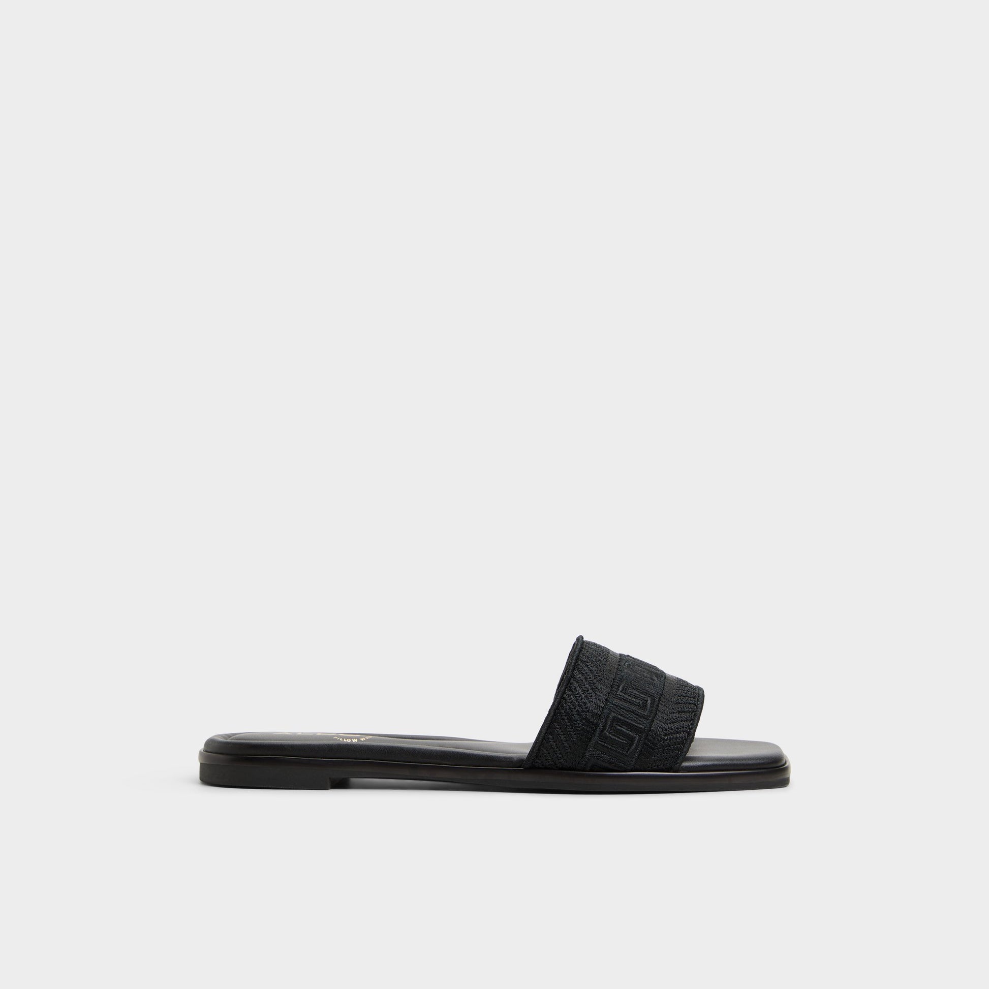 Main View of Black Oceania Slide sandal for Womens