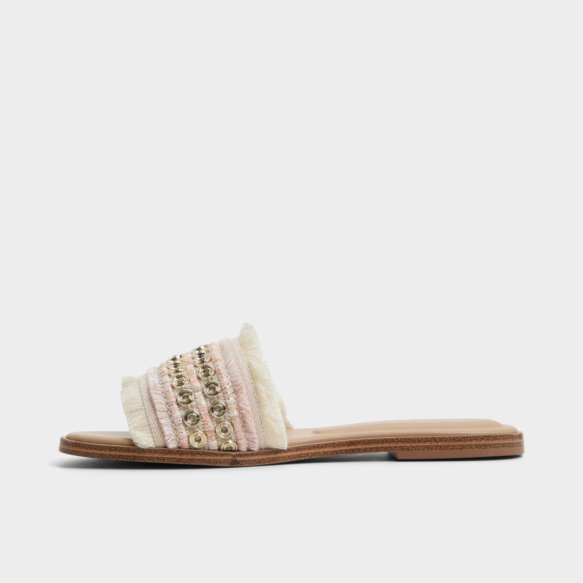 Vue latérale de Combo Beige Nalani Claquette