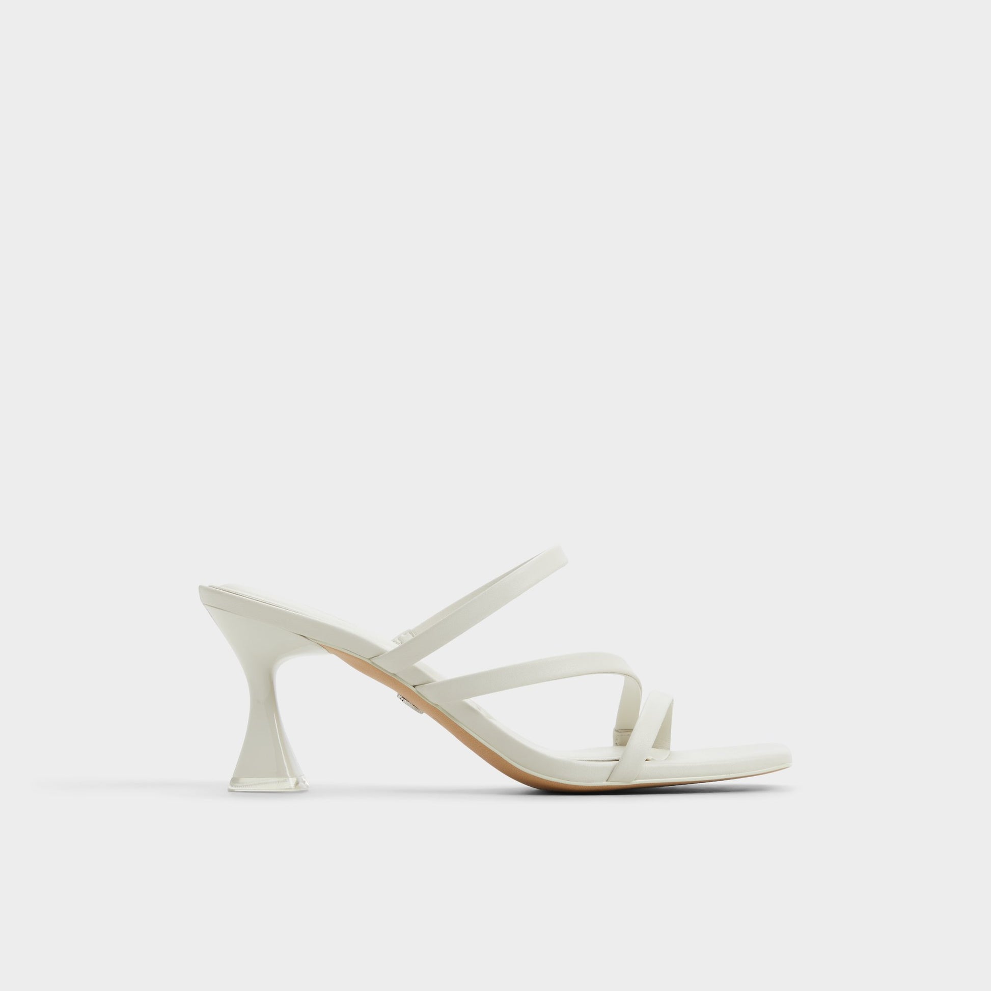 Main View of White/Bone Jewella Strappy heeled sandal for Womens