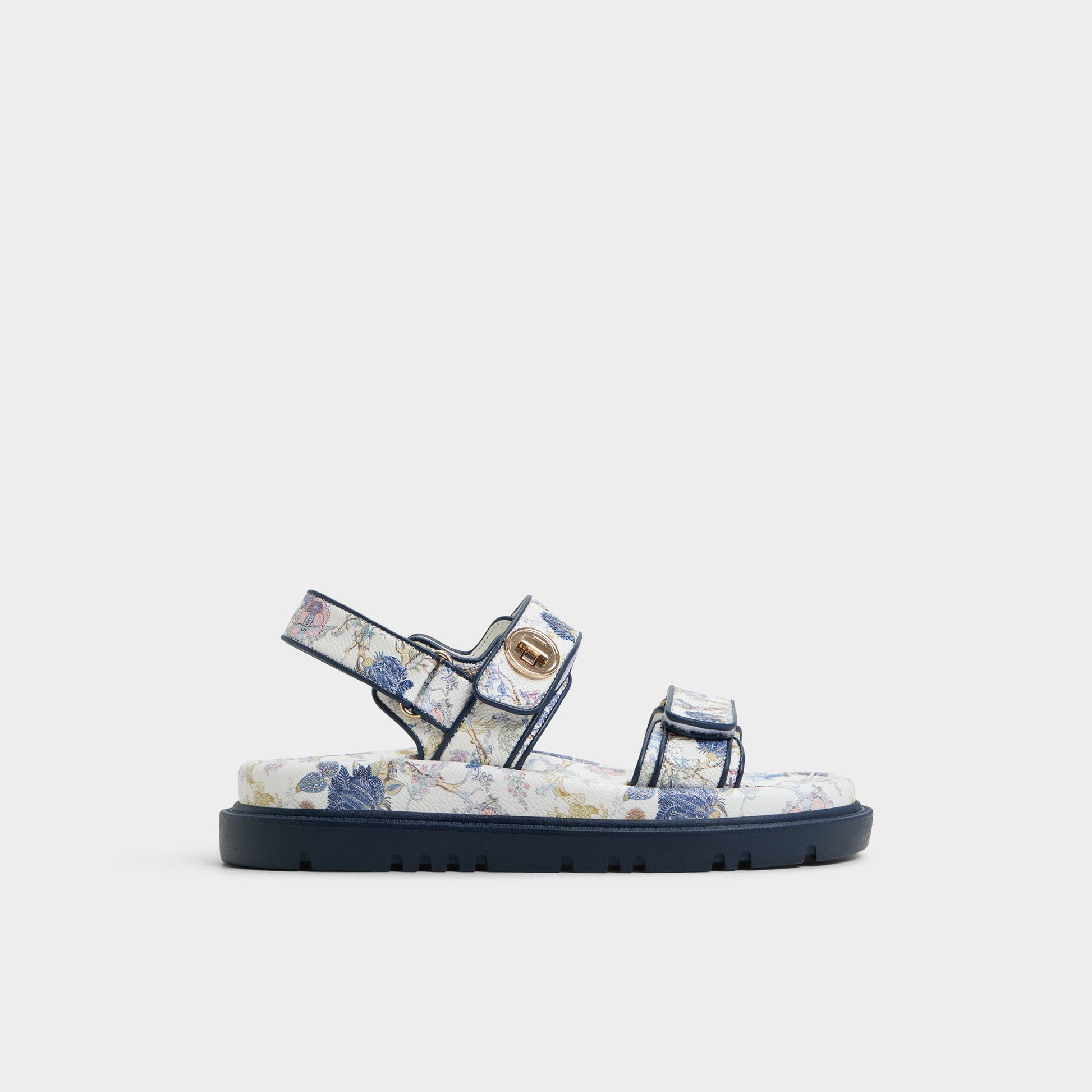 Main View of Multi Linette Footbed sandal for Womens