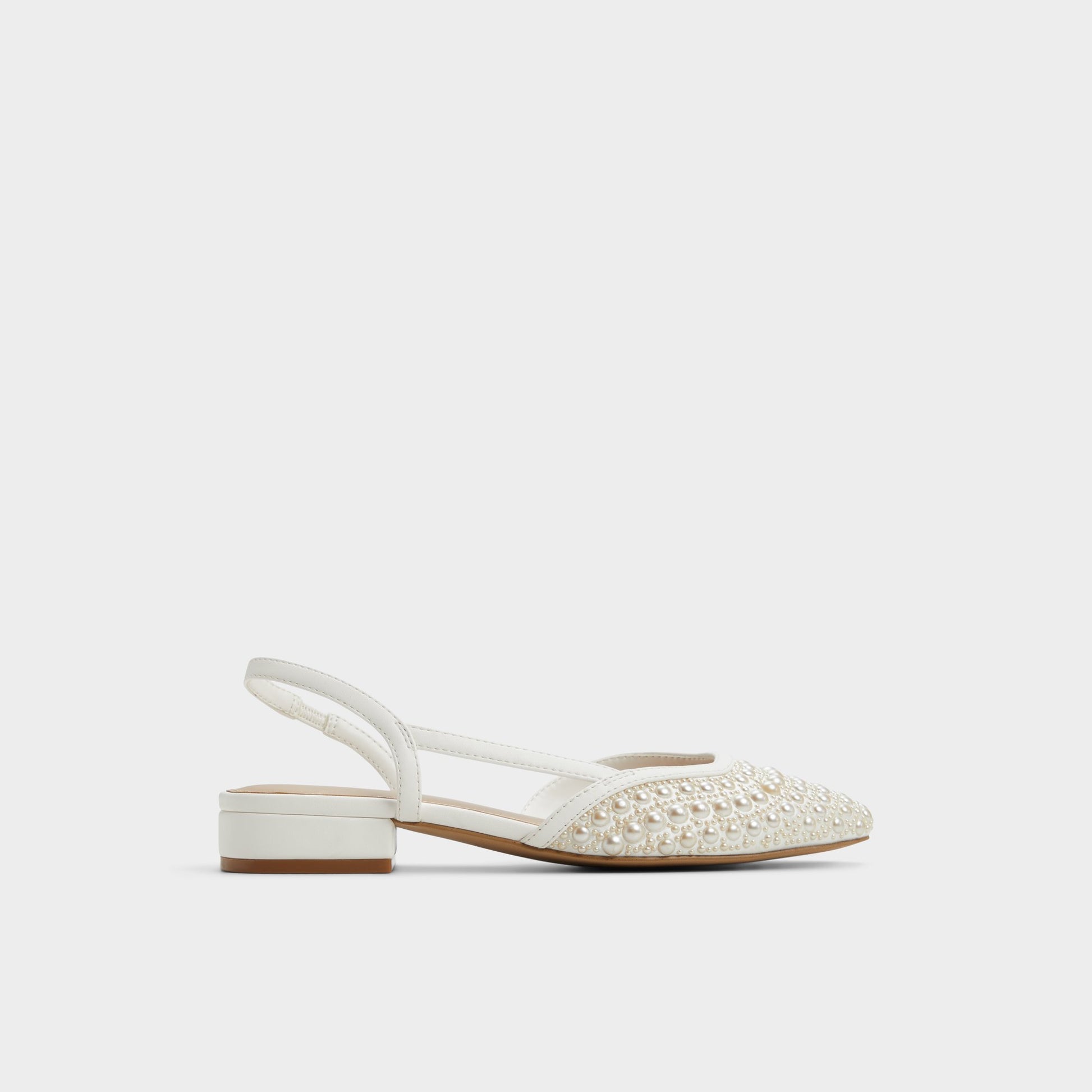 Main View of Other White Constantinne Sling back high heel for Womens