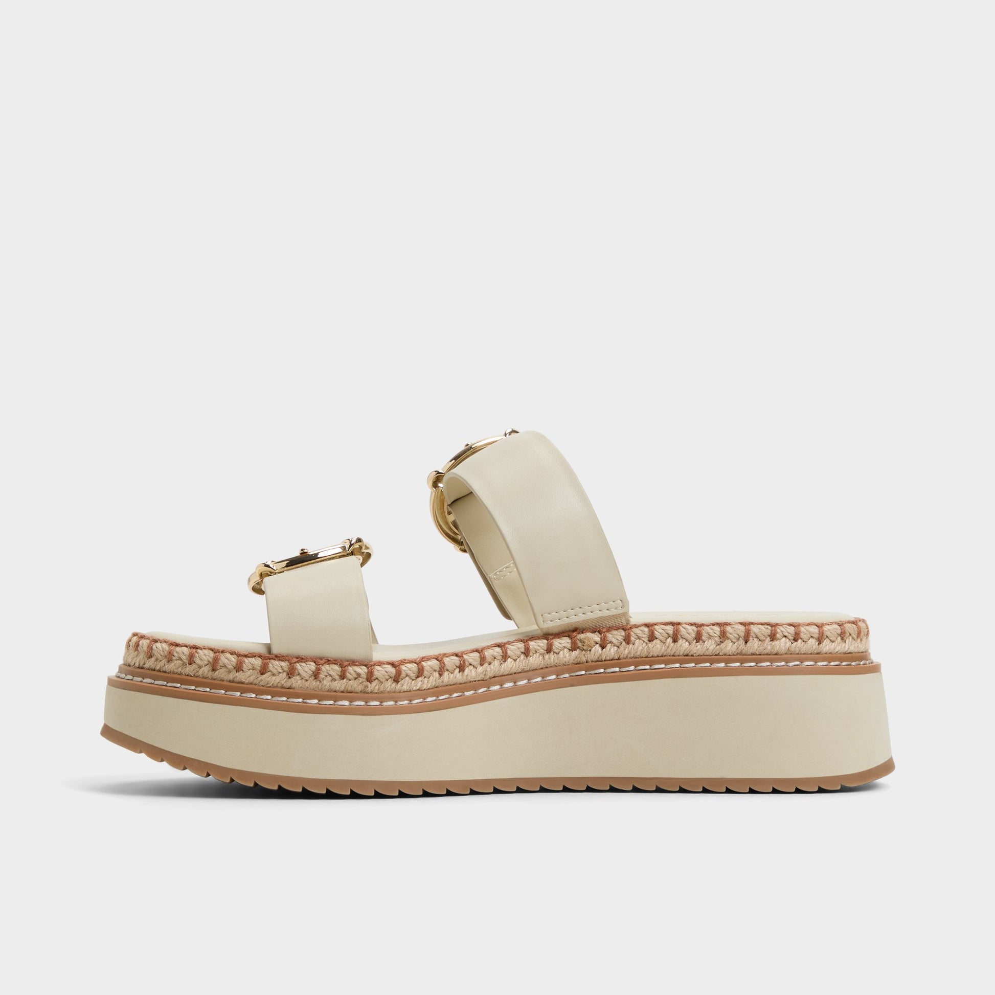 Side view of Bone Kaeithien Slide sandal