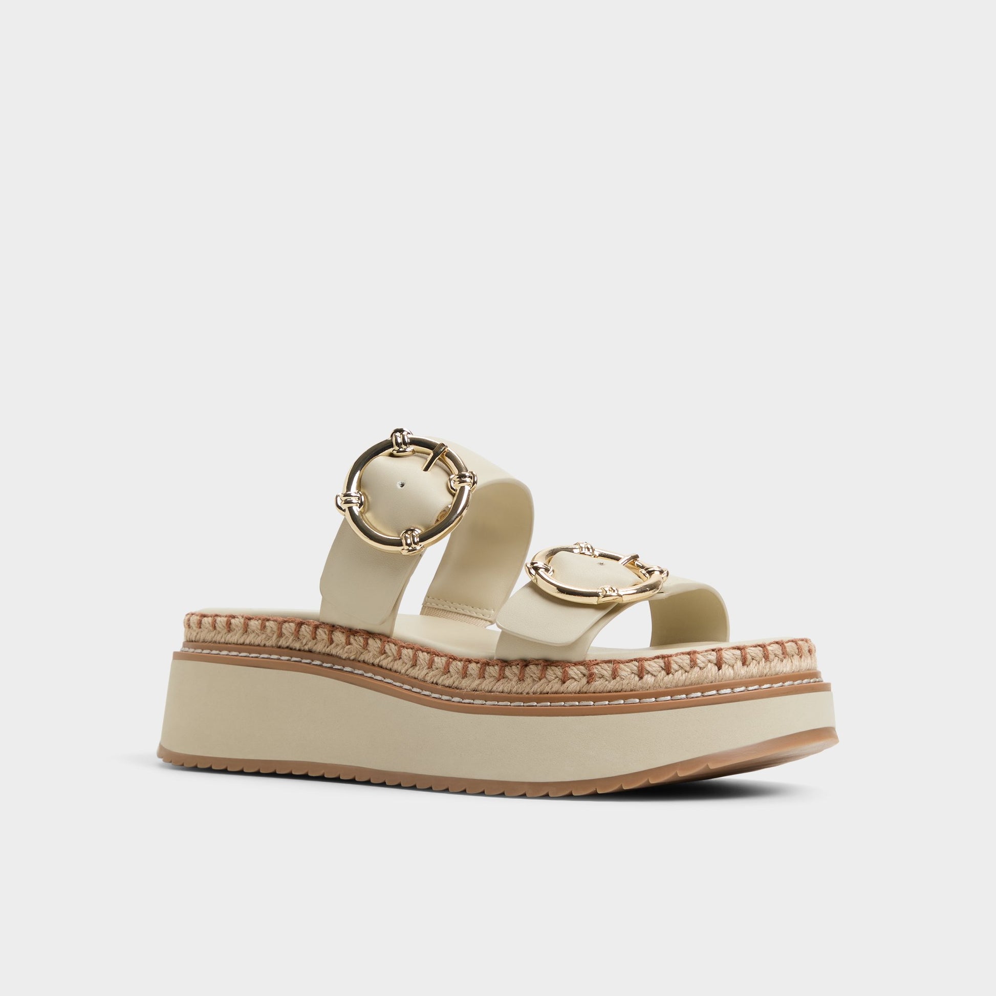 Three-quarter angle of Bone Kaeithien Slide sandal's front side