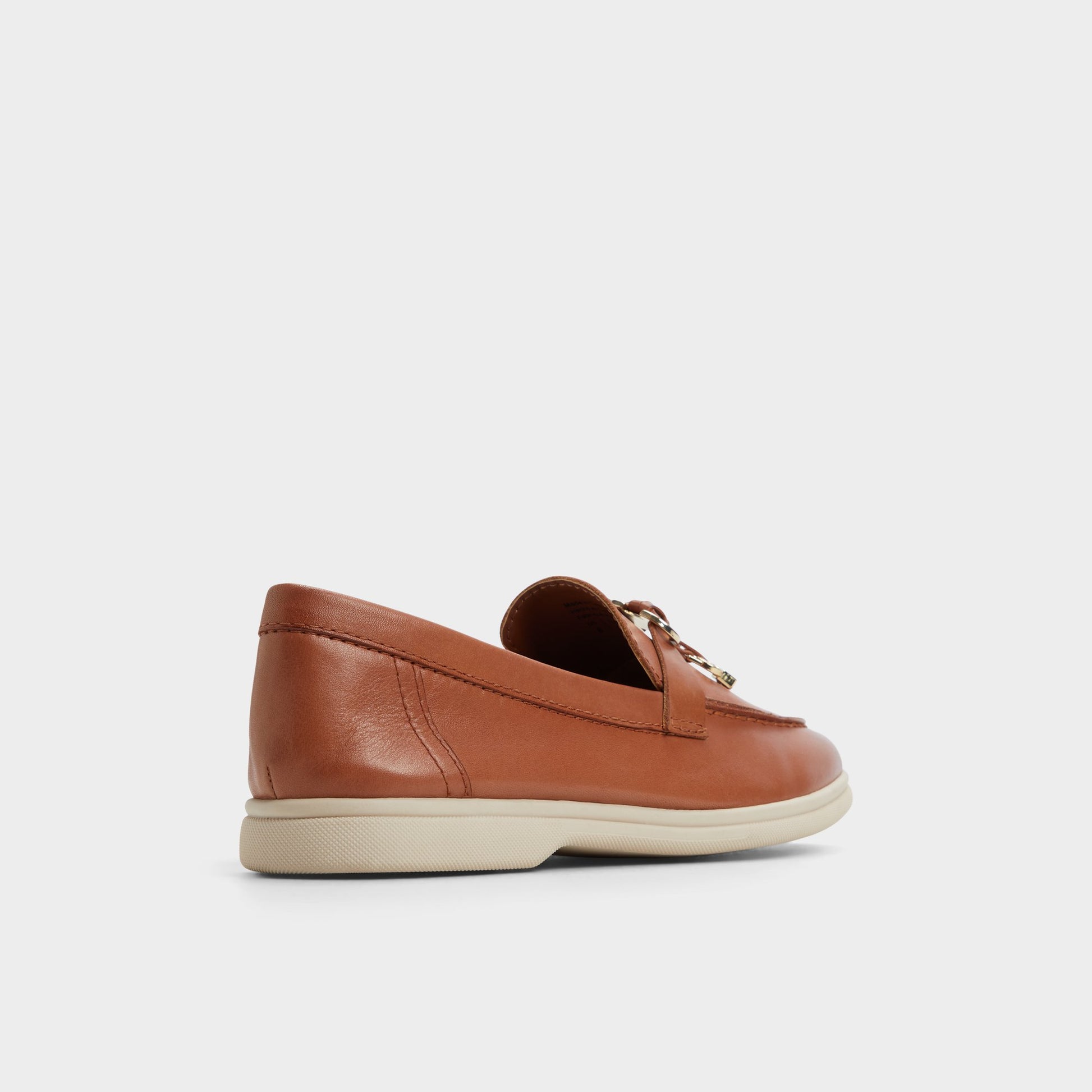 Three-quarter angle of Medium Brown Creras Loafer's back side