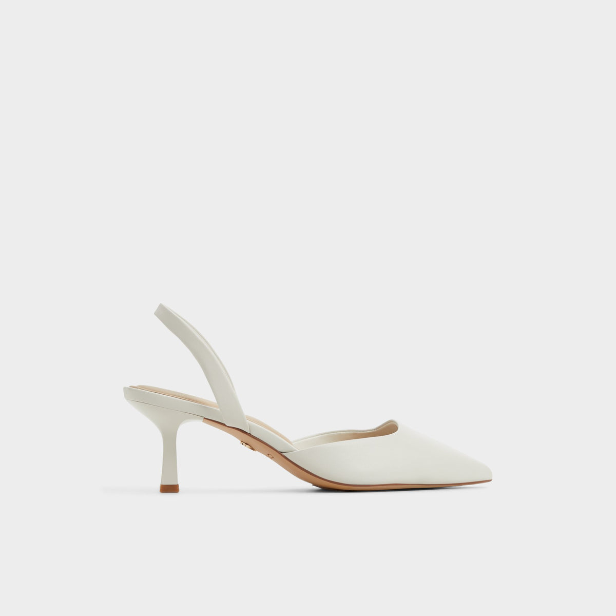 Main View of Open White Gavedessi-xt Slingback heel for Womens