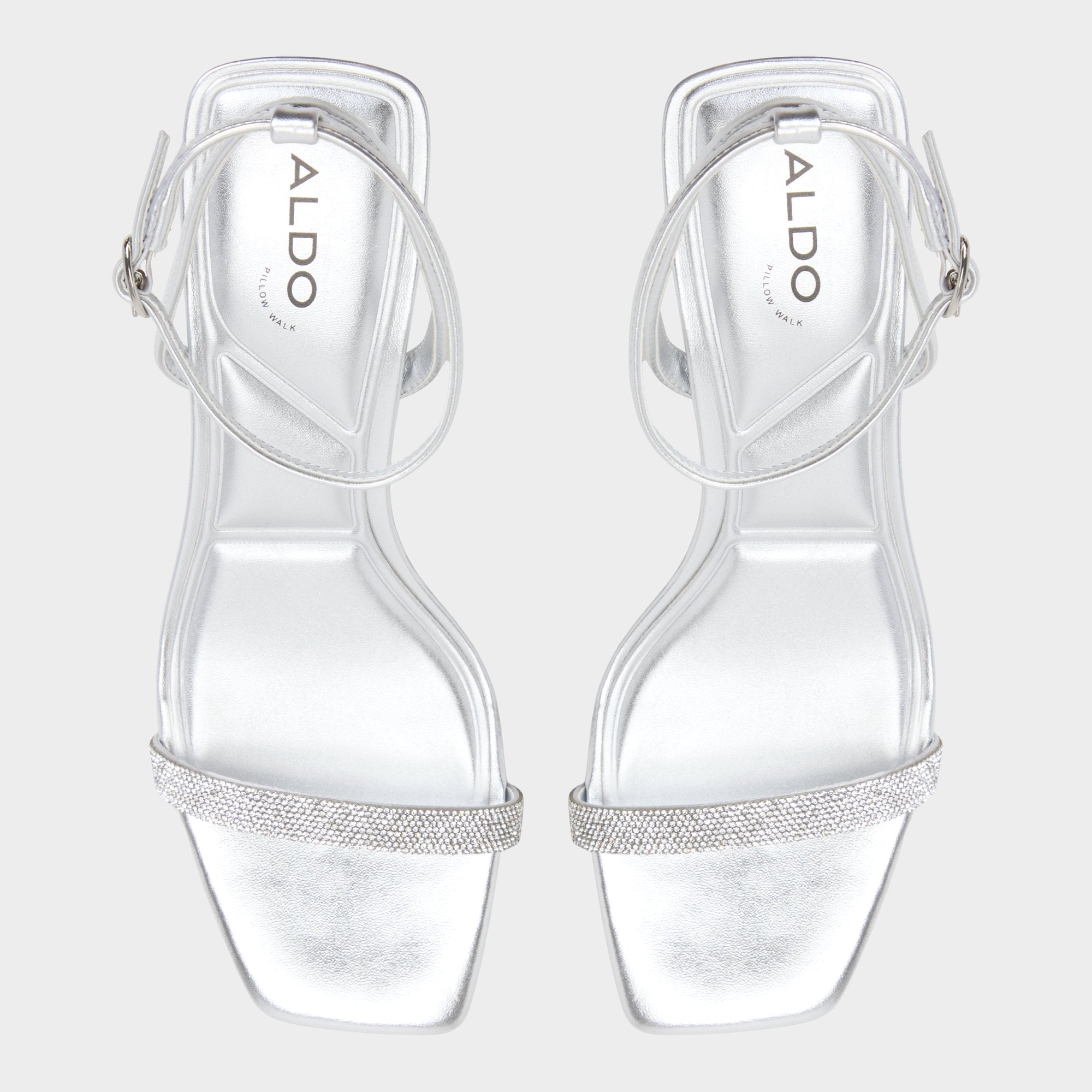 Kirri Silver Women's Strappy Heels